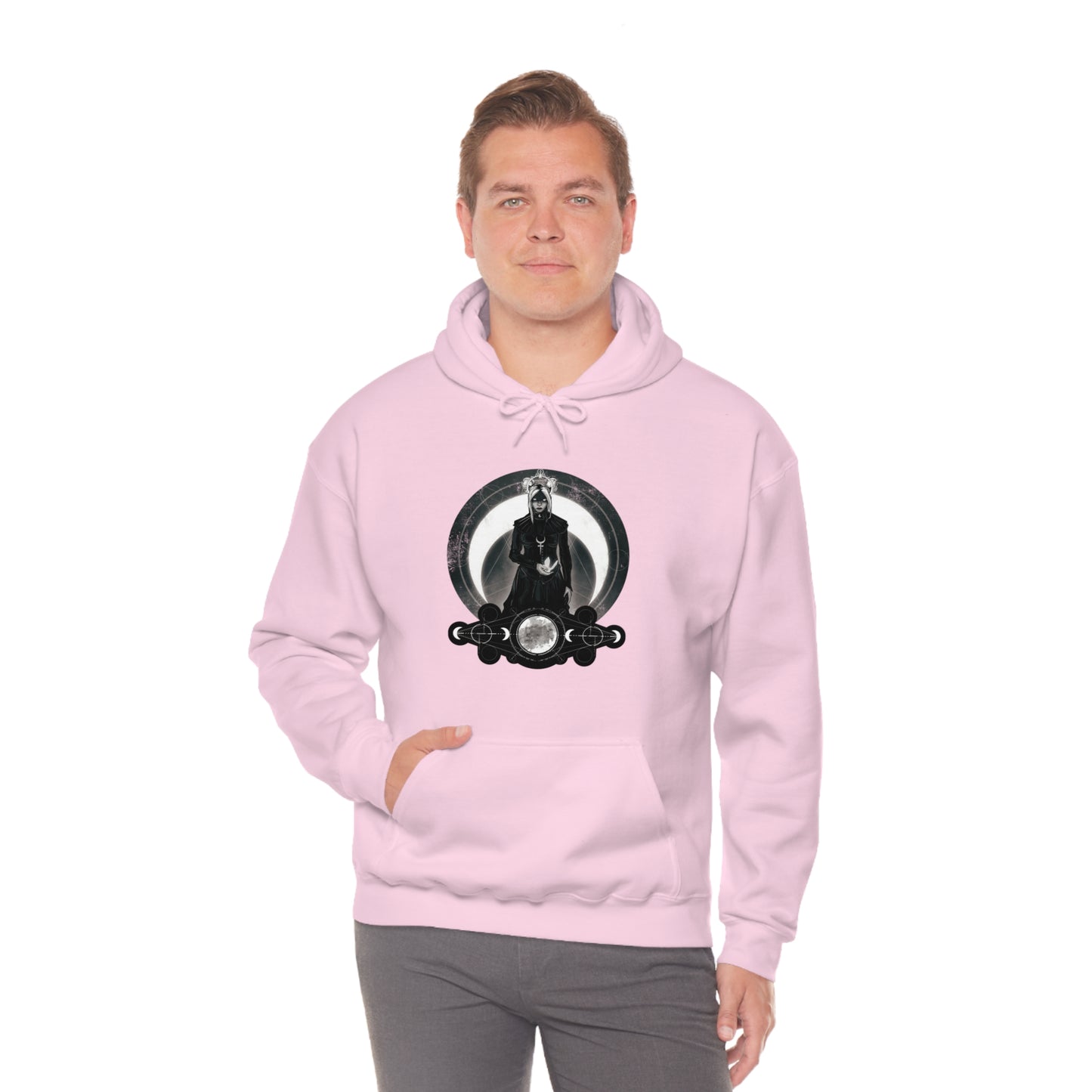 Moon Goddess Unisex Heavy Blend Hooded Sweatshirt