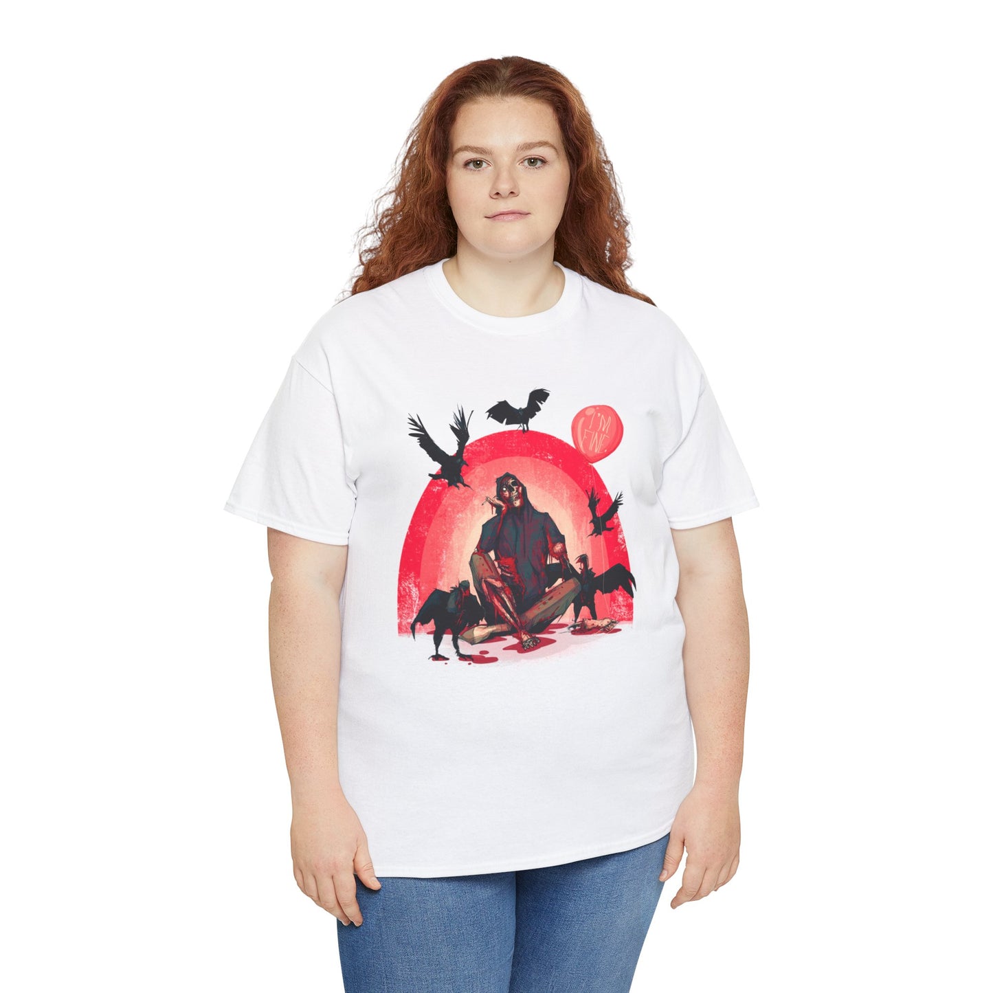 I'm Fine Unisex Heavy Cotton Tee