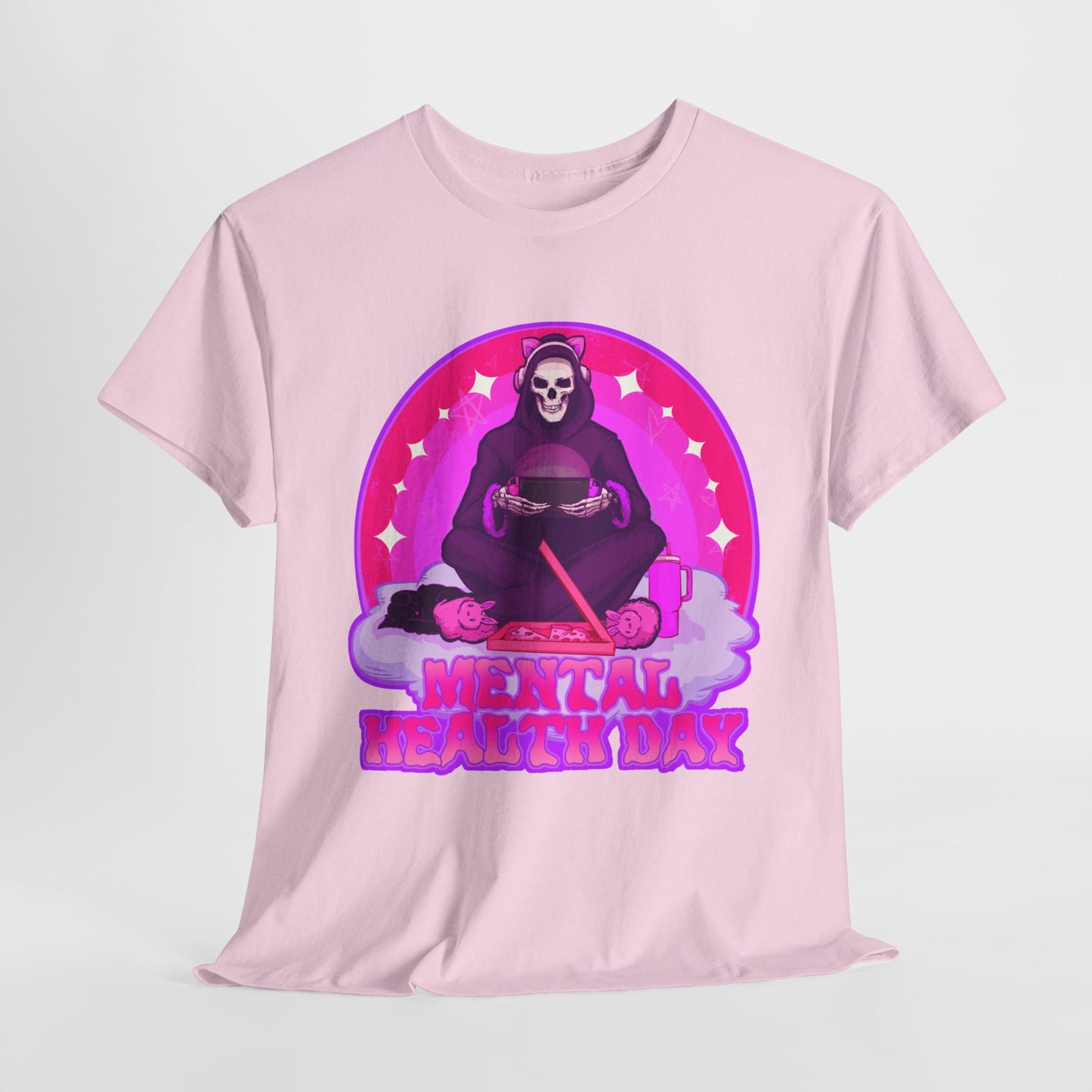 Mental Health Day Unisex Heavy Cotton Tee