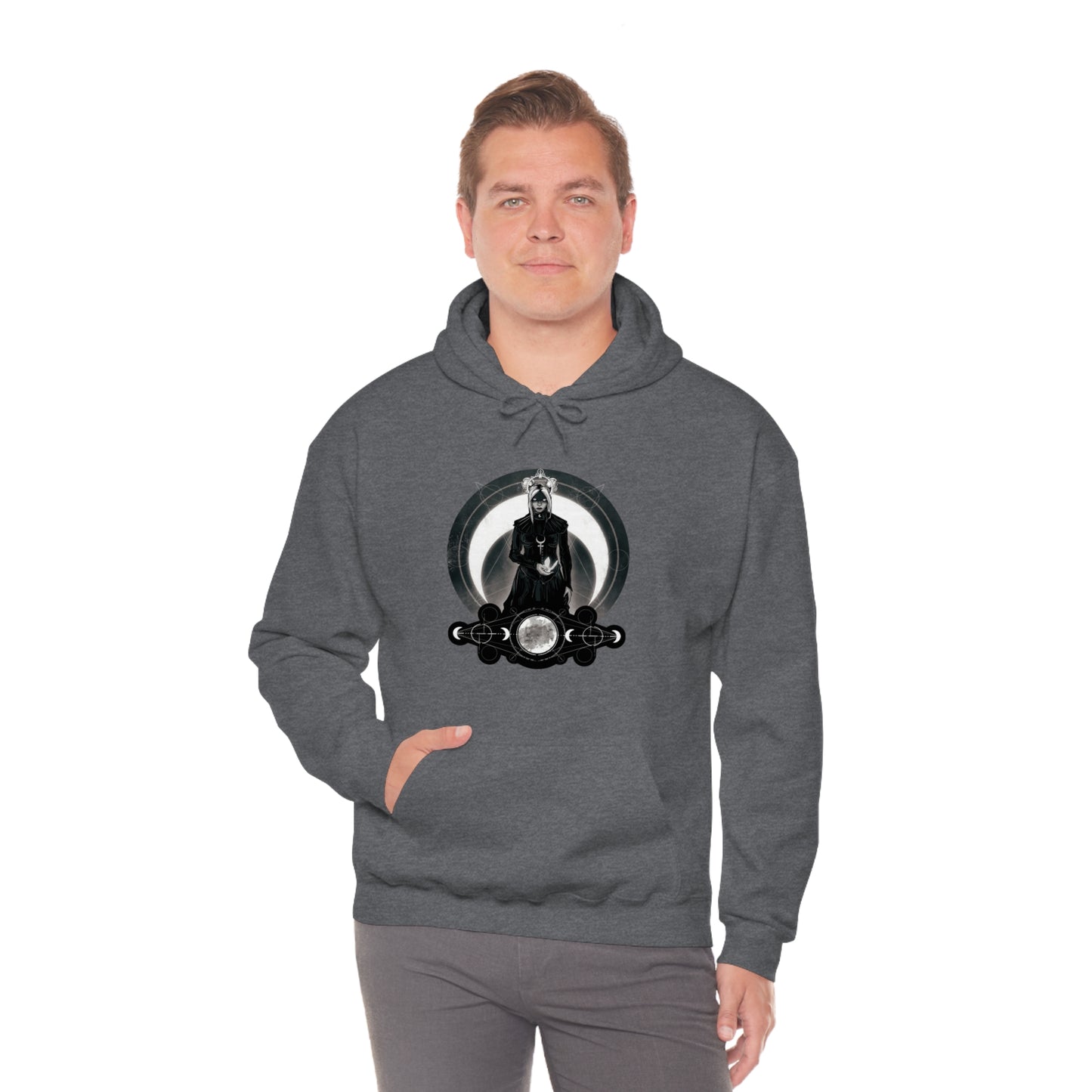 Moon Goddess Unisex Heavy Blend Hooded Sweatshirt