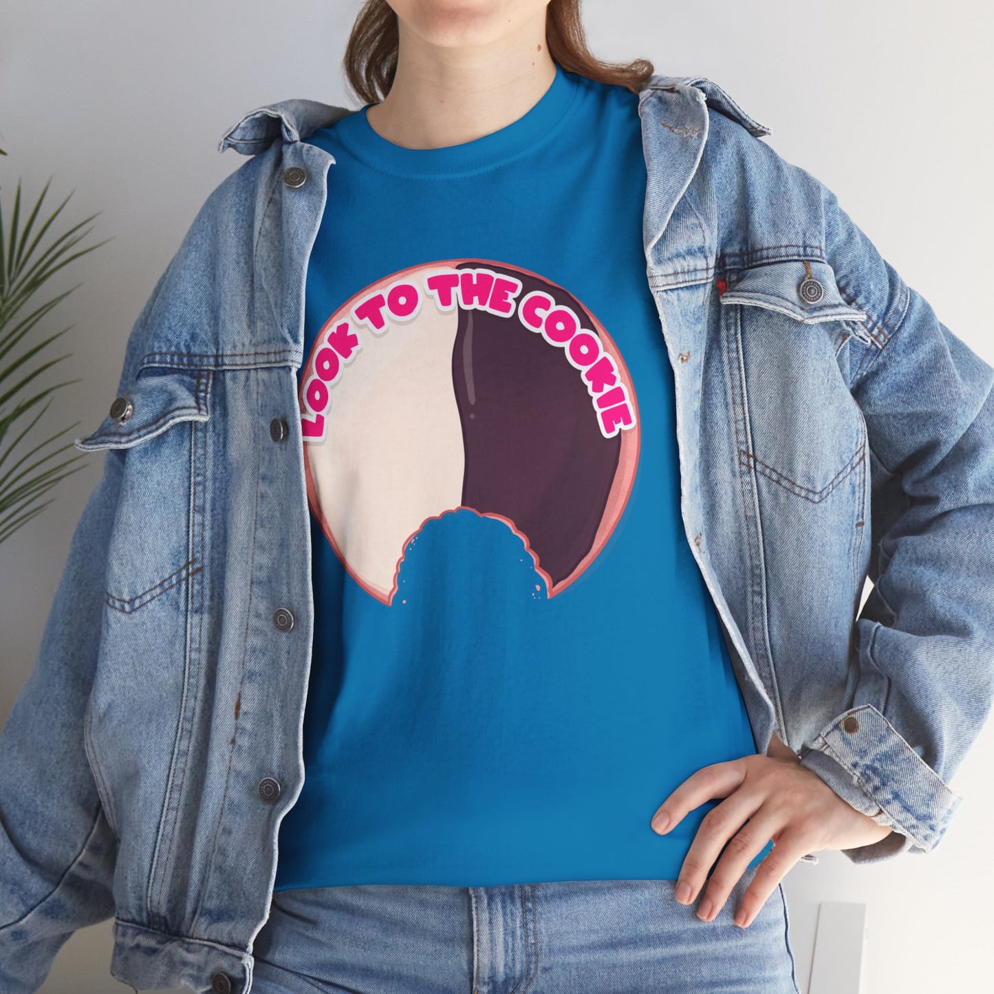 Black & White Cookie Unisex Heavy Cotton Tee