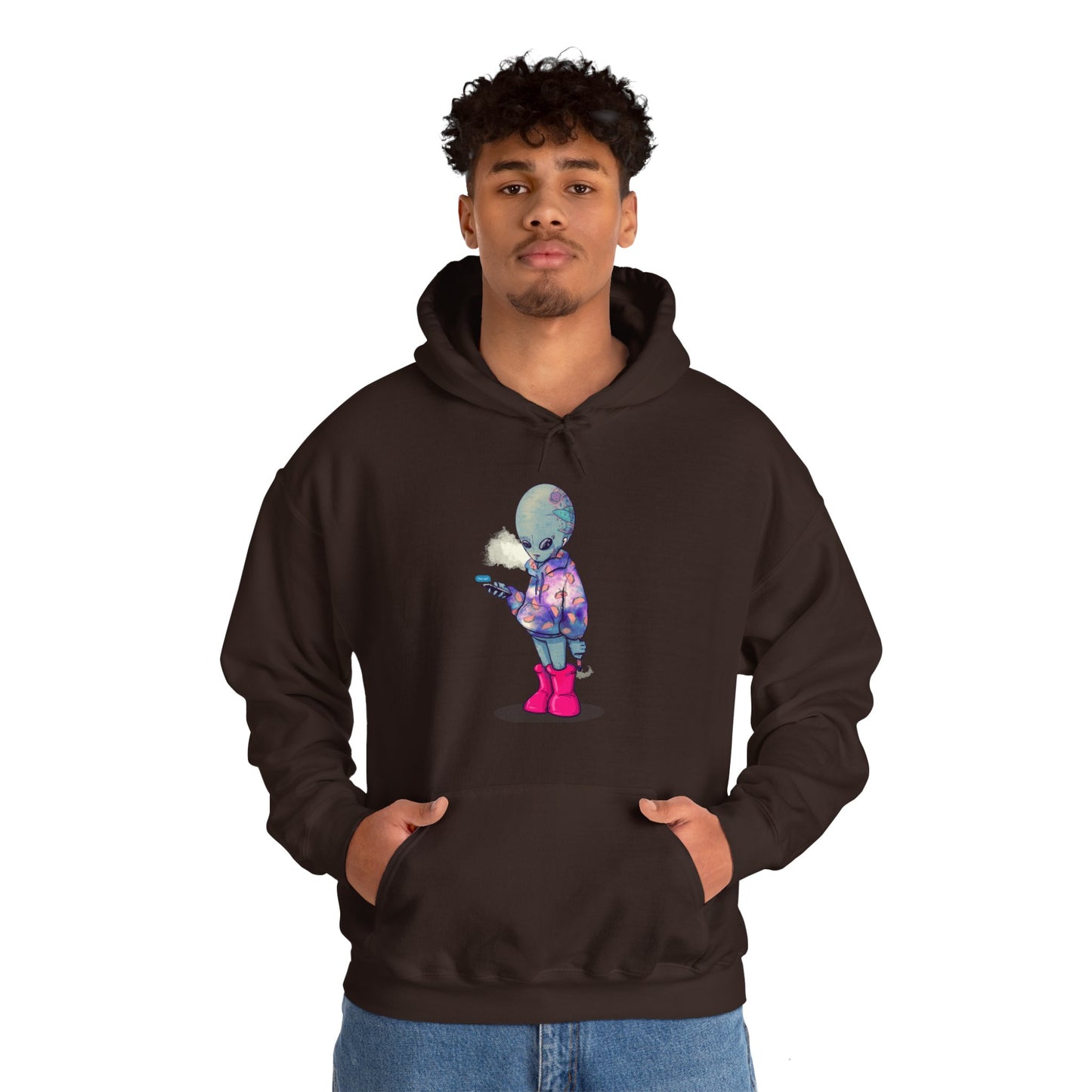 Earth Alien Unisex Heavy Blend Hooded Sweatshirt