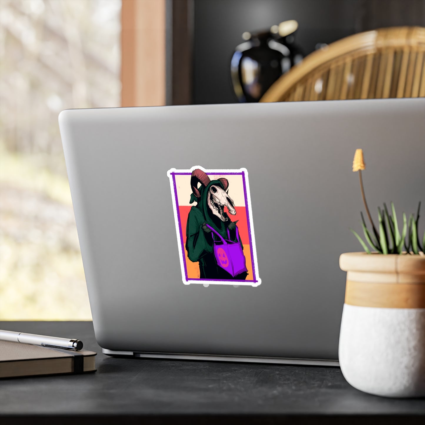 Trick Or Treat Kiss-Cut Vinyl Decal