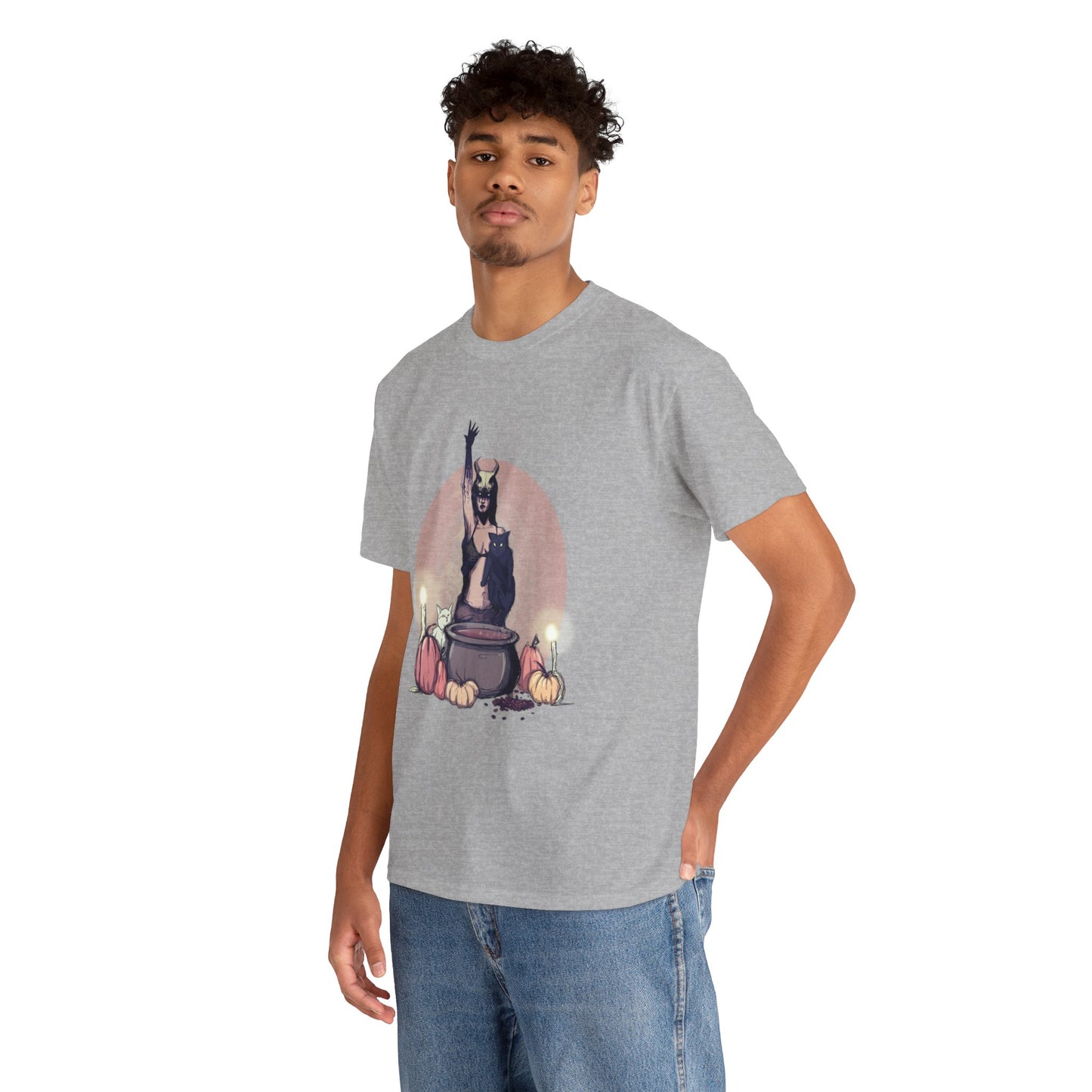 Coffee Witch Unisex Heavy Cotton Tee