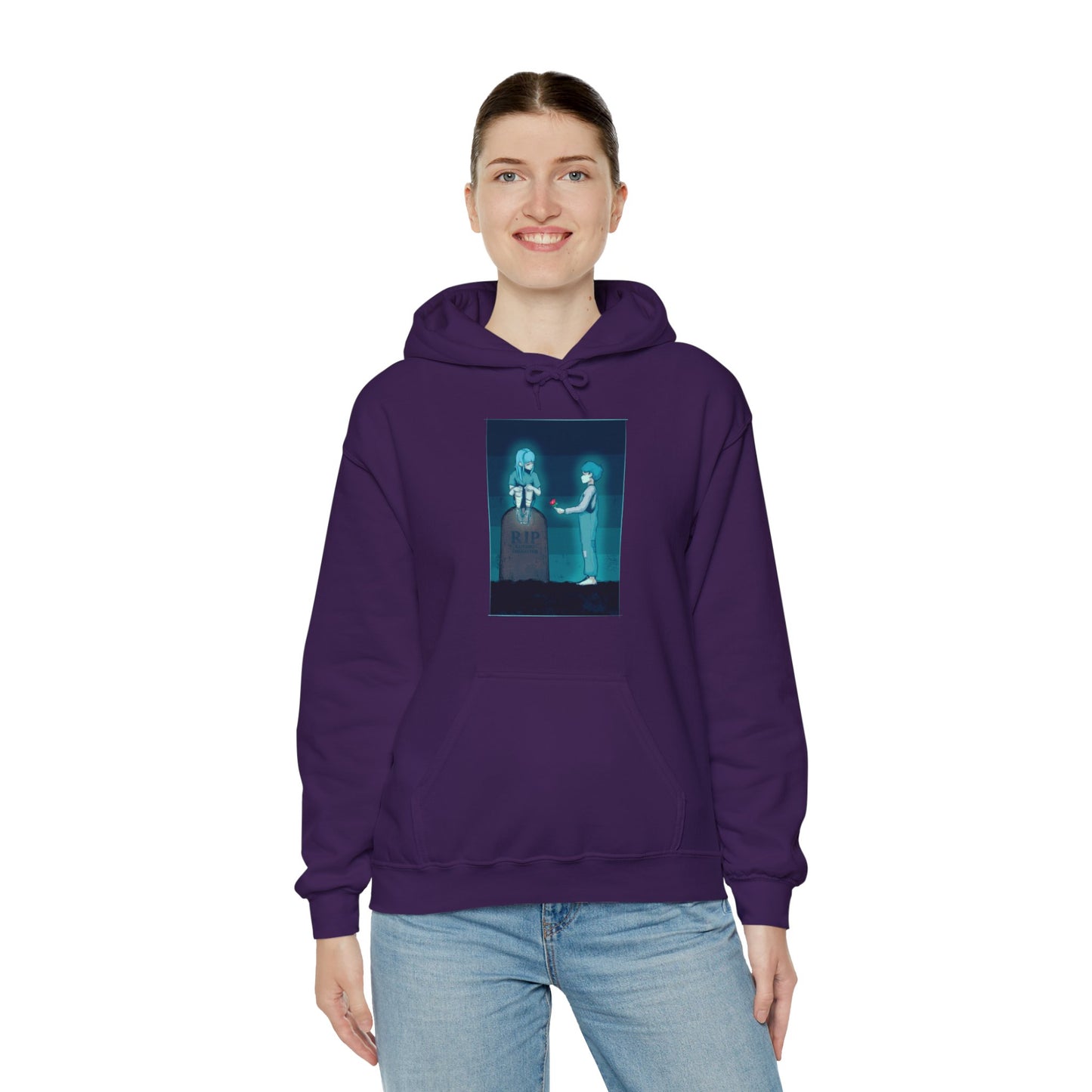 Ghost Kids Unisex Heavy Blend Hooded Sweatshirt