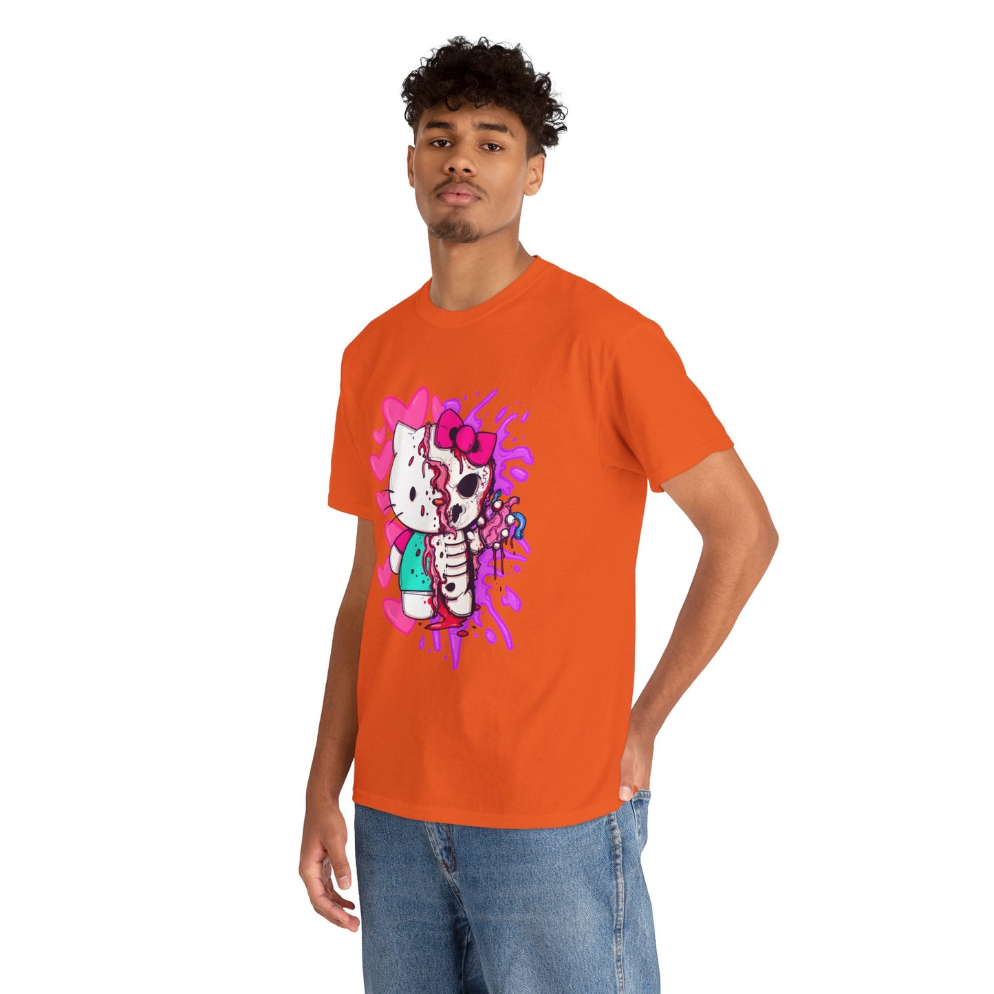 Zombie Kitty Unisex Heavy Cotton Patreon Tee