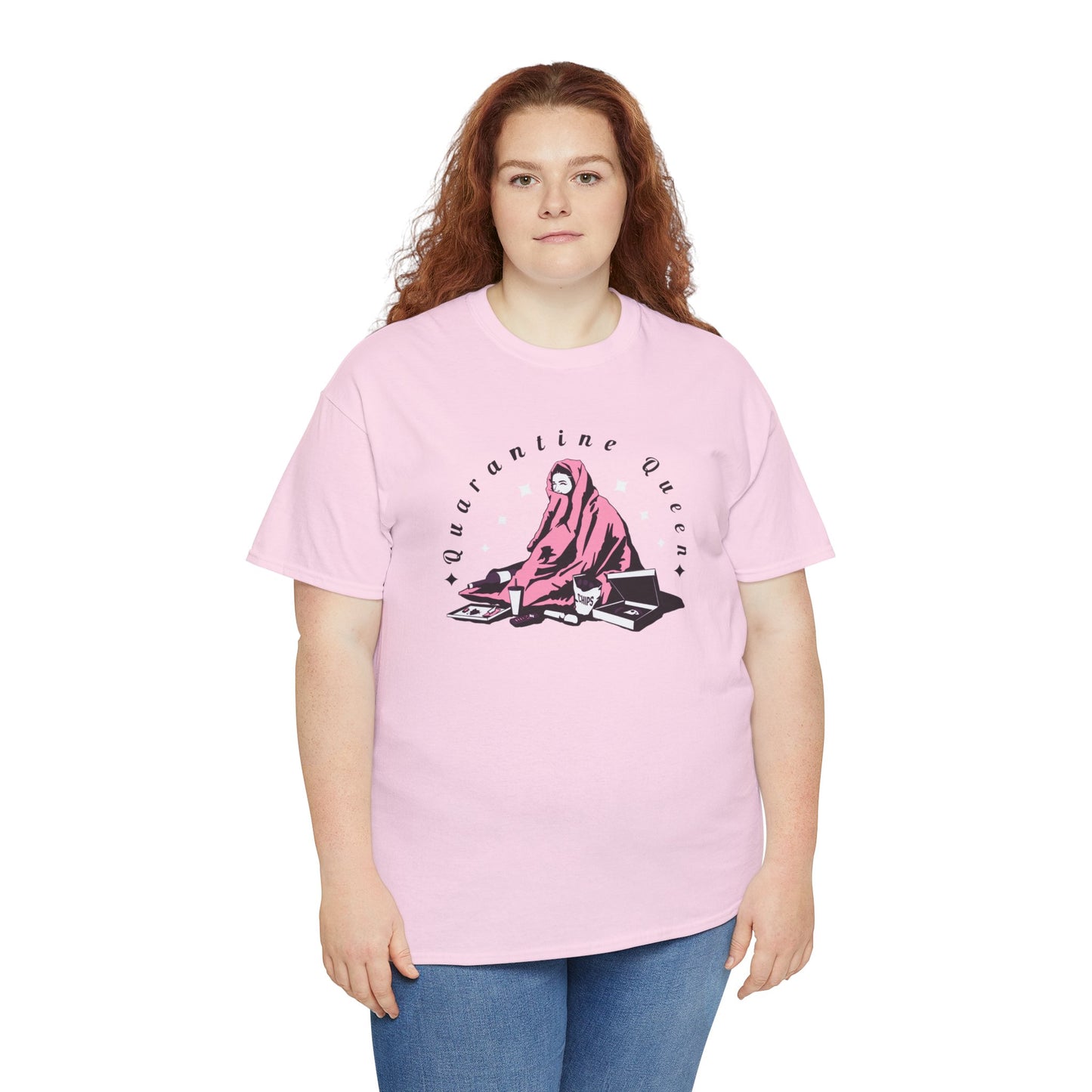 Quarantine Queen Unisex Heavy Cotton Tee