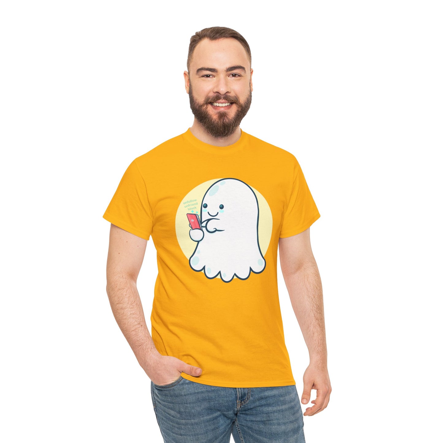 Ghosted Unisex Heavy Cotton Tee
