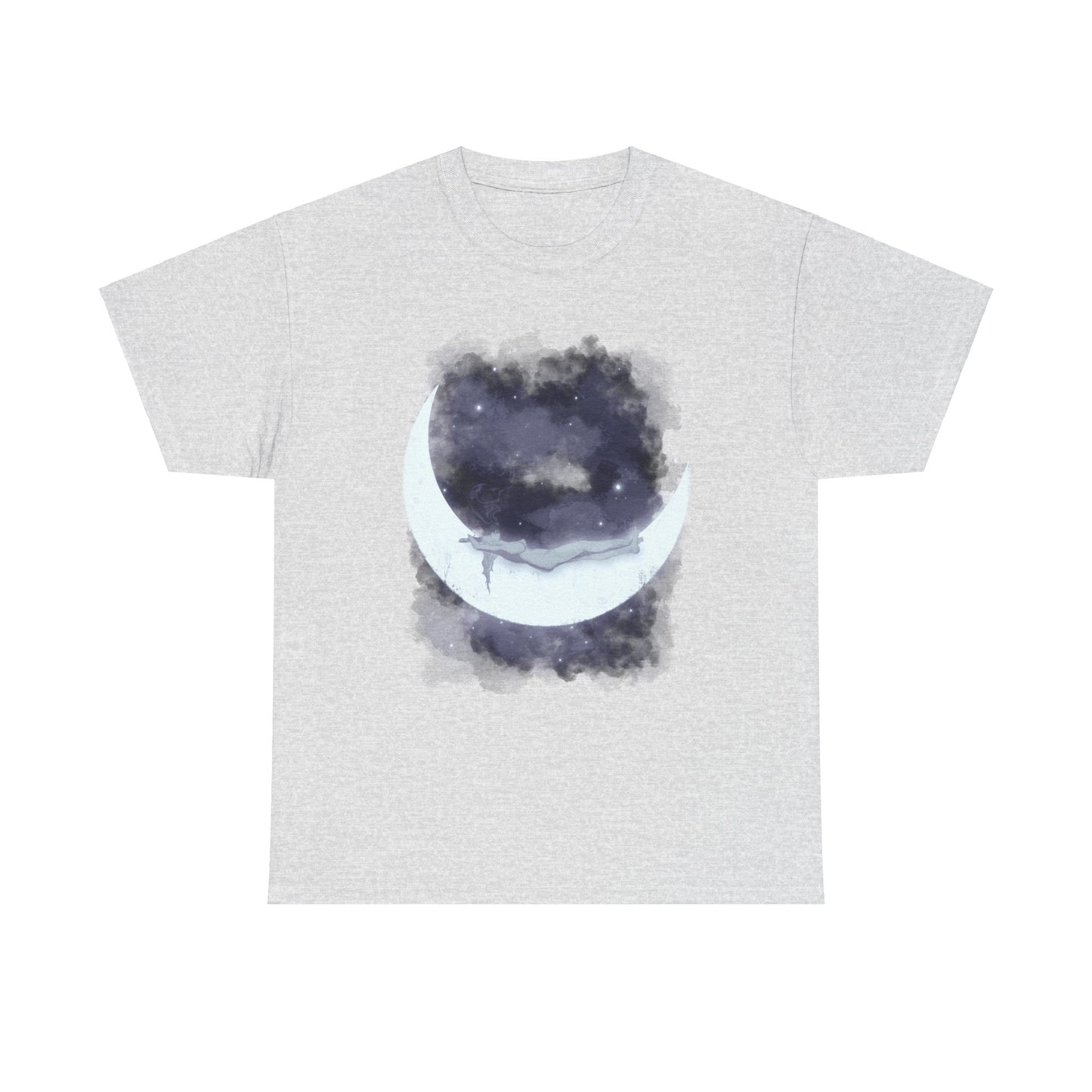 The Girl Who Loved The Moon Unisex Heavy Cotton Tee