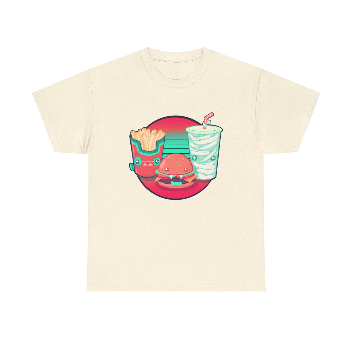 Spooky Fast Food Unisex Heavy Cotton Tee