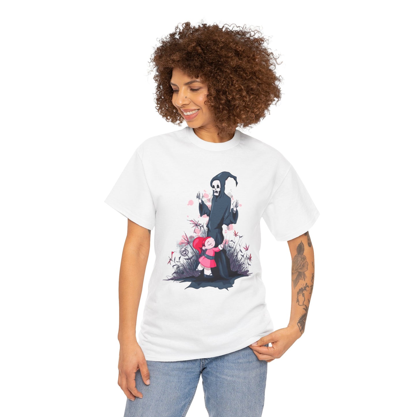 Reaper Hug Unisex Heavy Cotton Tee