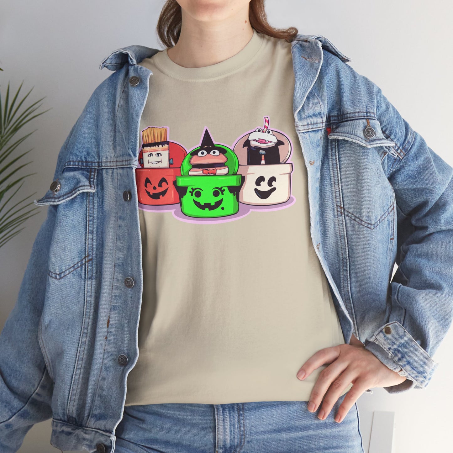 Spooky Fast Food Unisex Heavy Cotton Tee