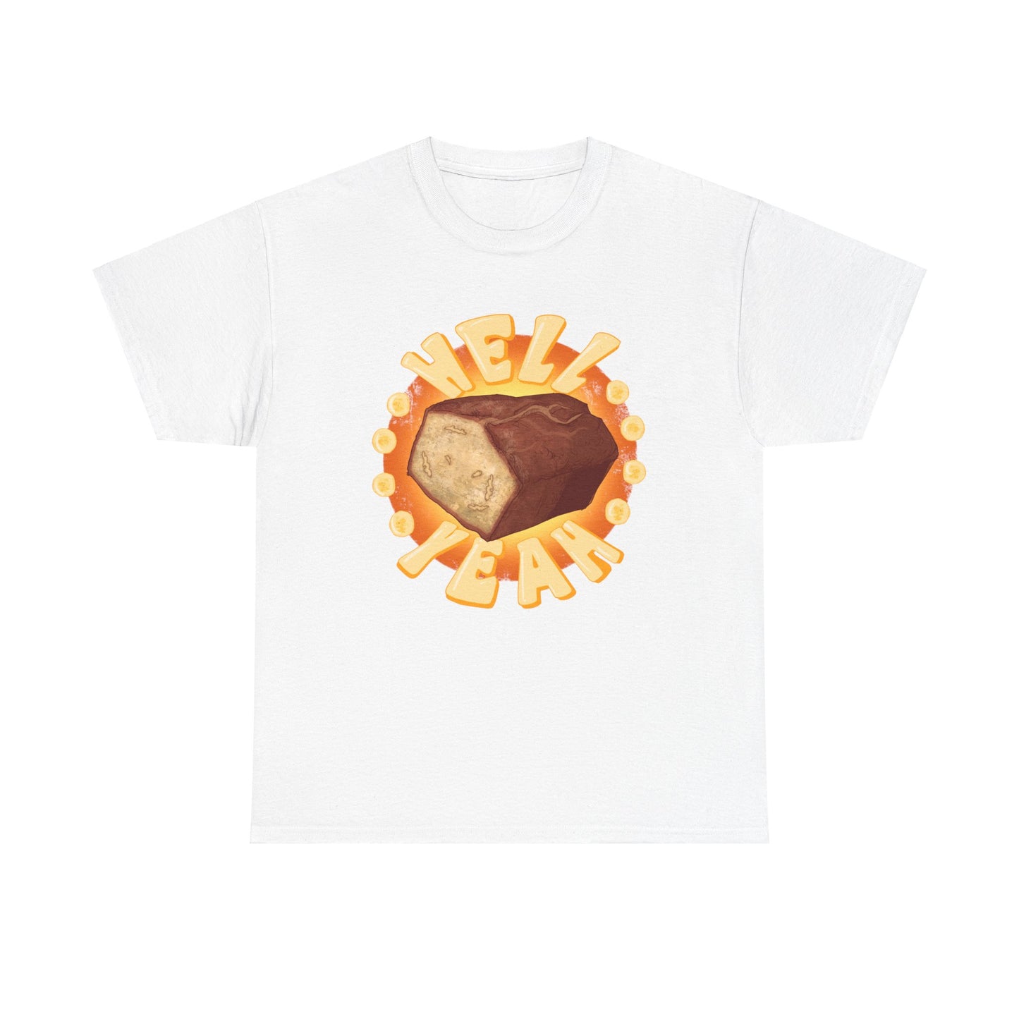 Banana Bread At Work Unisex Heavy Cotton Tee