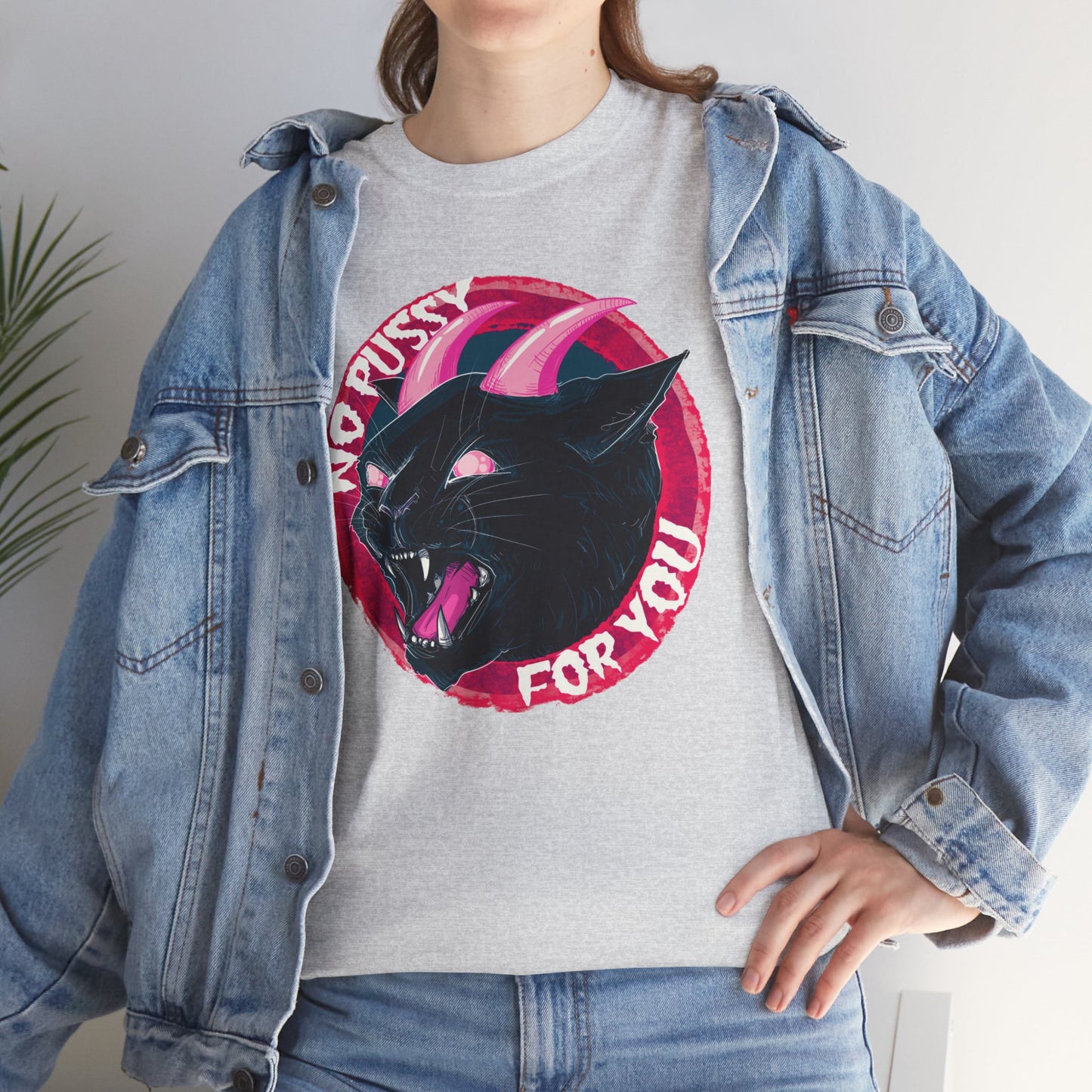 No Pussy For You Unisex Heavy Cotton Tee