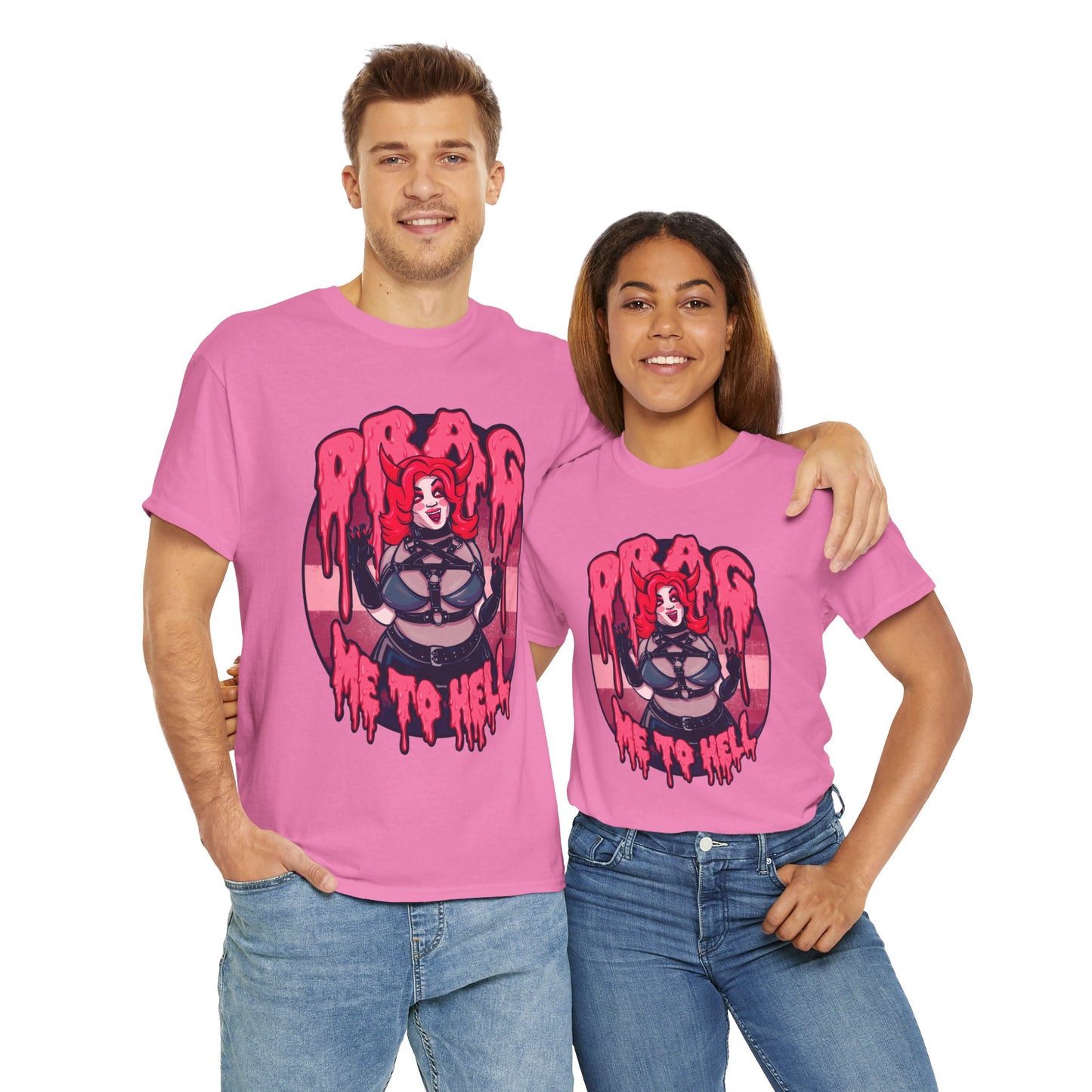 Drag Me To Hell Unisex Heavy Cotton Tee