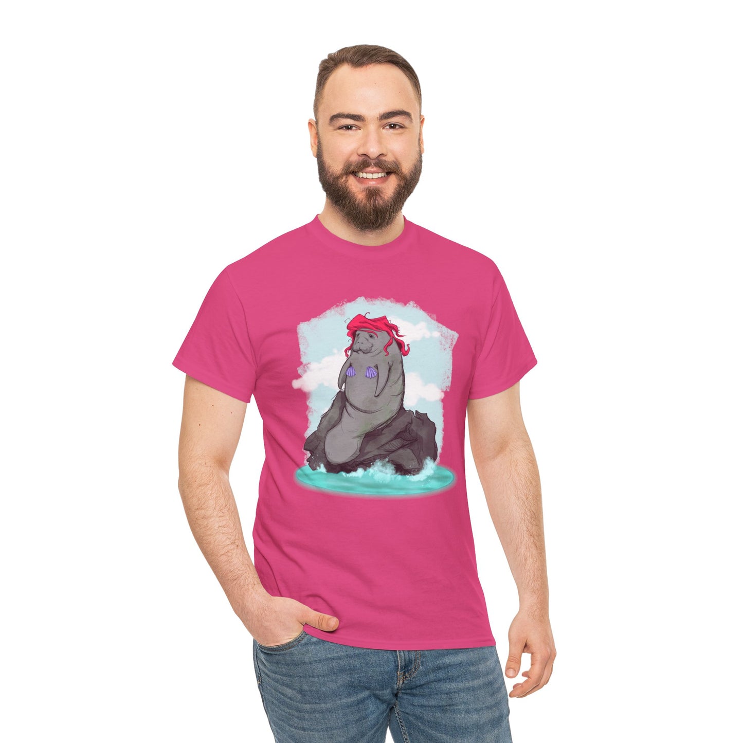 The Big Manatee Unisex Heavy Cotton Tee