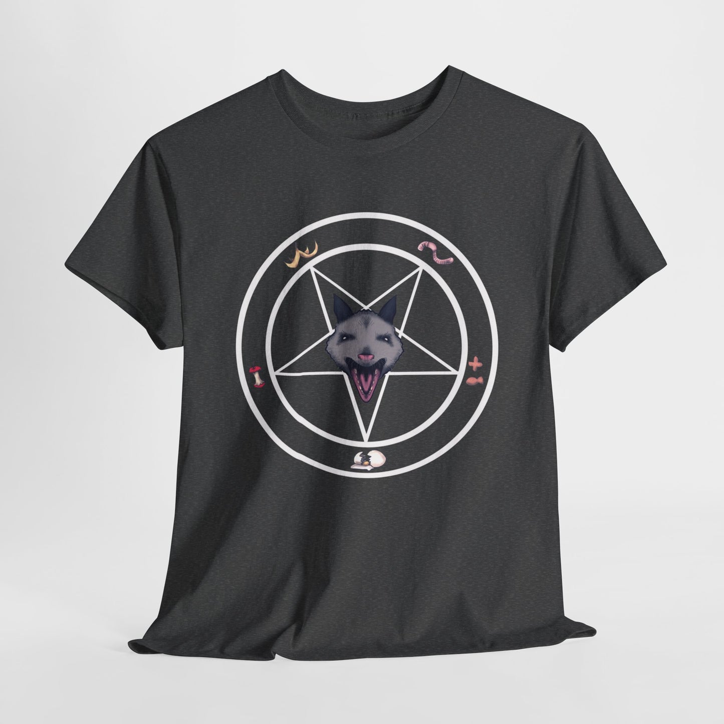 Opossum Pentagram Unisex Heavy Cotton Tee
