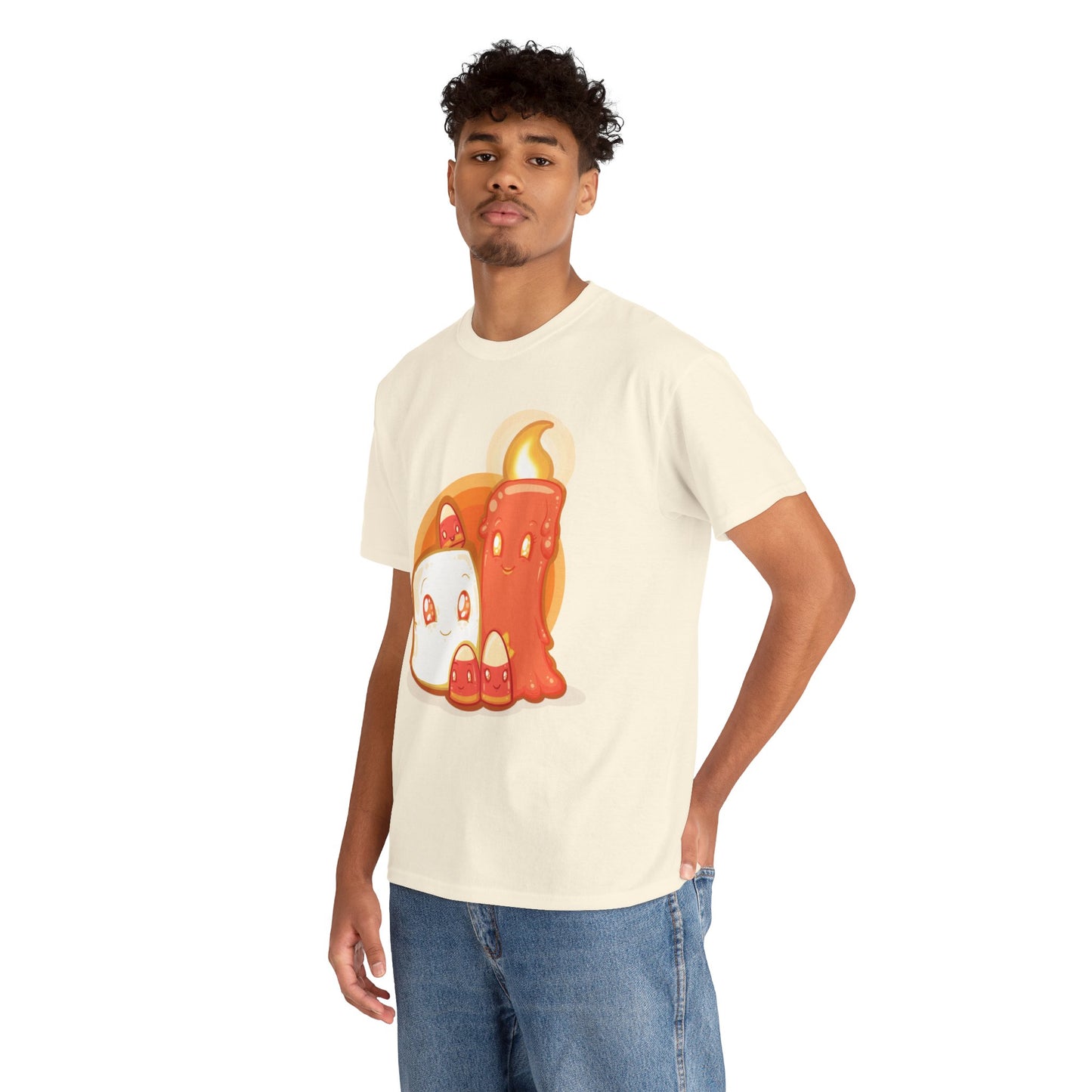 How Candy Corn Is Made Unisex Heavy Cotton Tee