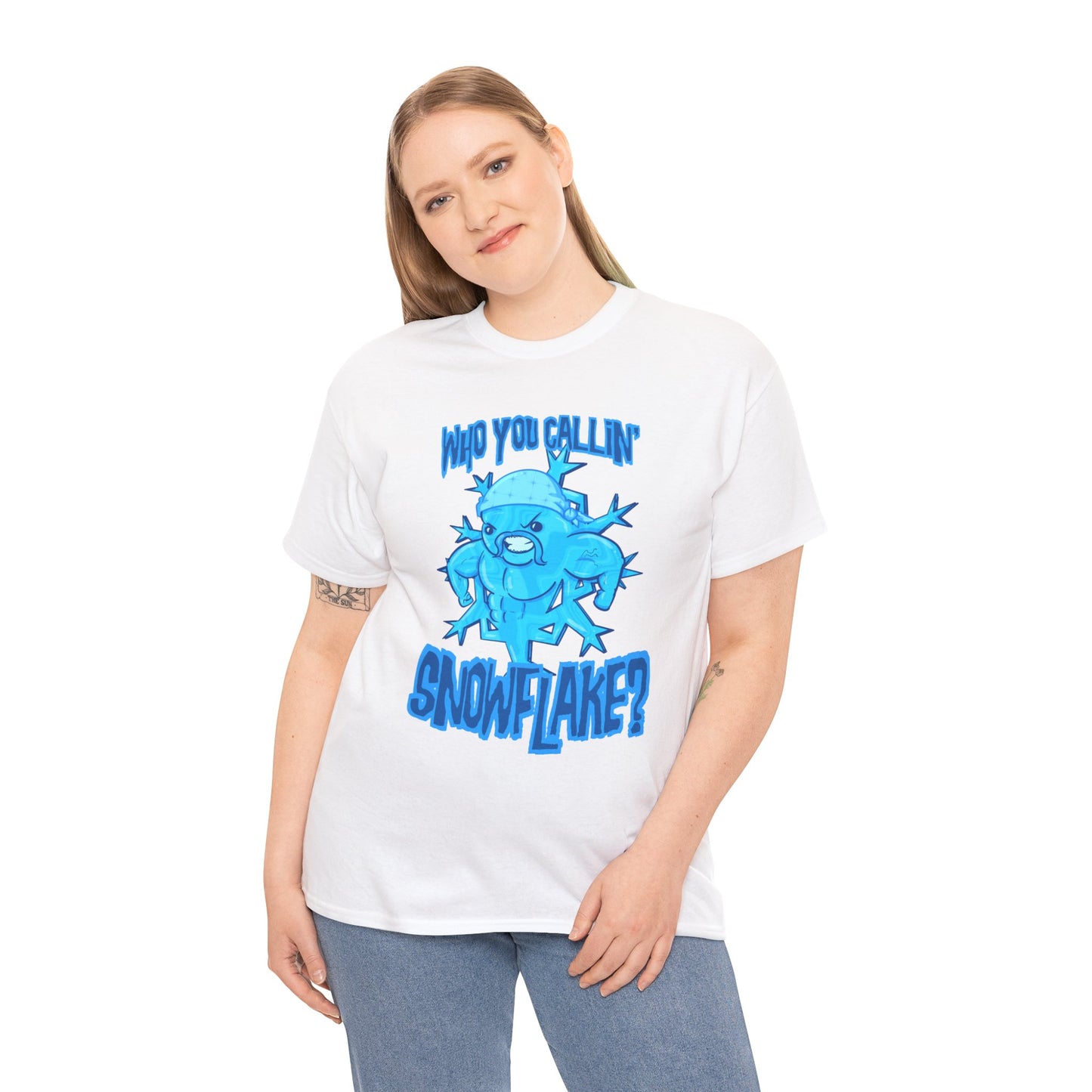 Tough Snowflake Unisex Heavy Cotton Tee