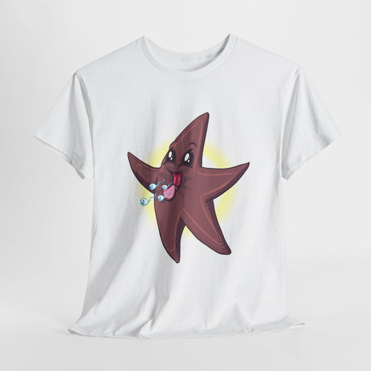 Chocolate Starfish Unisex Heavy Cotton Tee