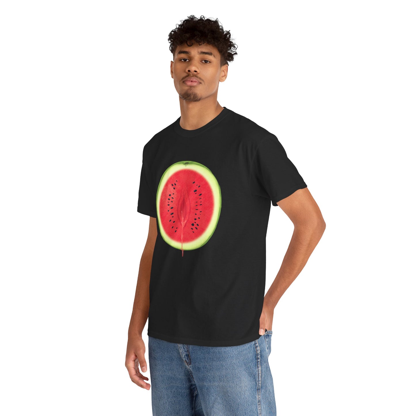 Juicy Watermelon Unisex Heavy Cotton Tee