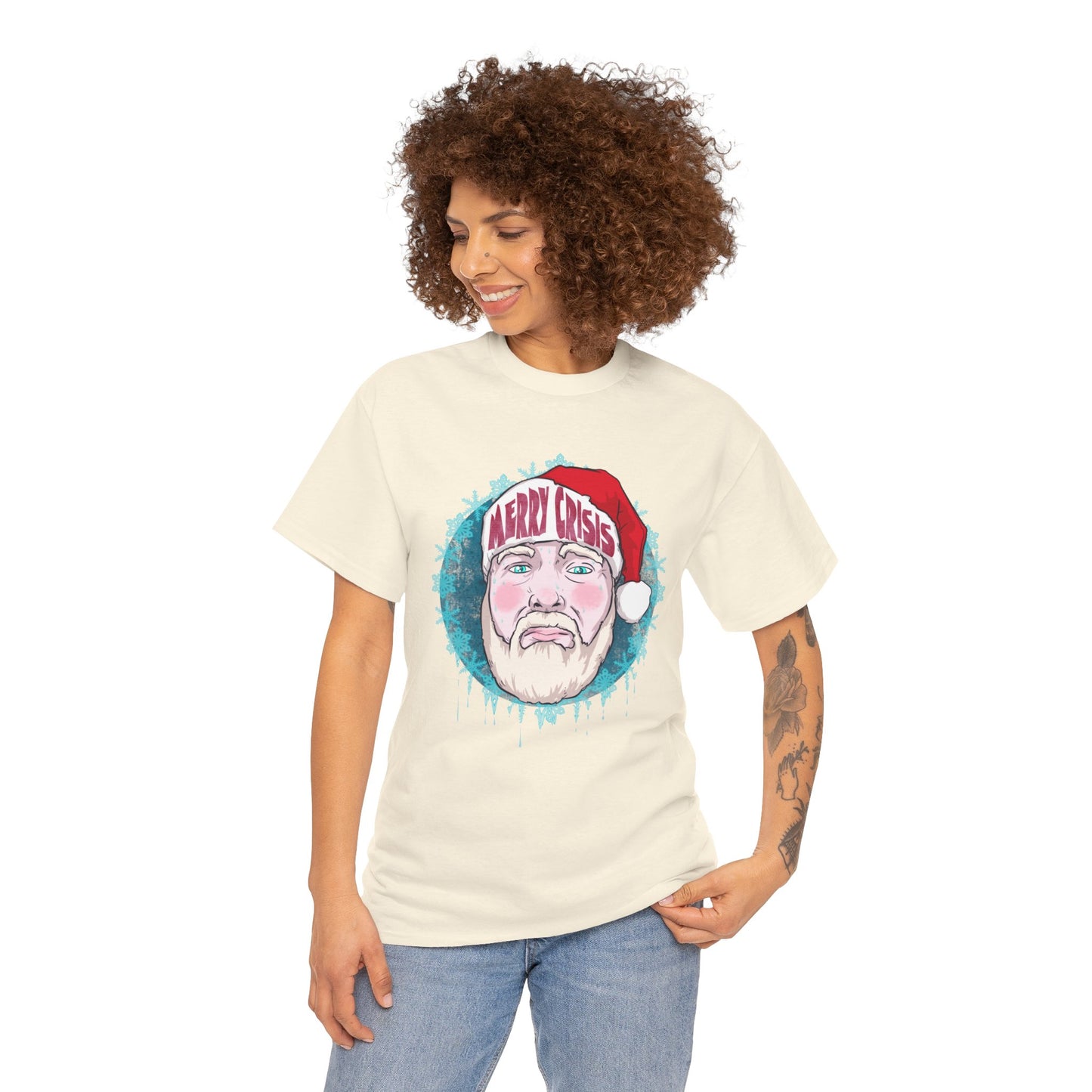 Merry Crisis Unisex Heavy Cotton Tee