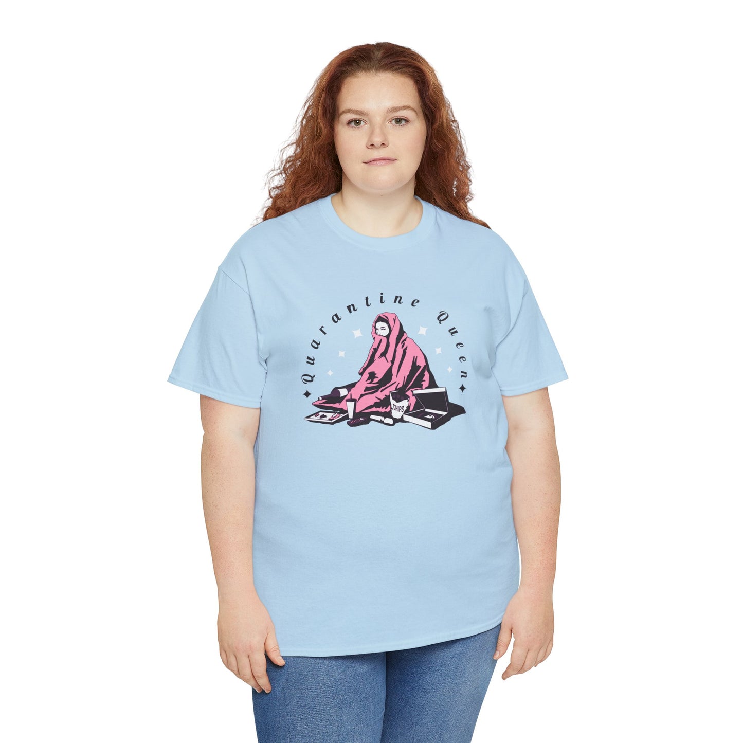 Quarantine Queen Unisex Heavy Cotton Tee