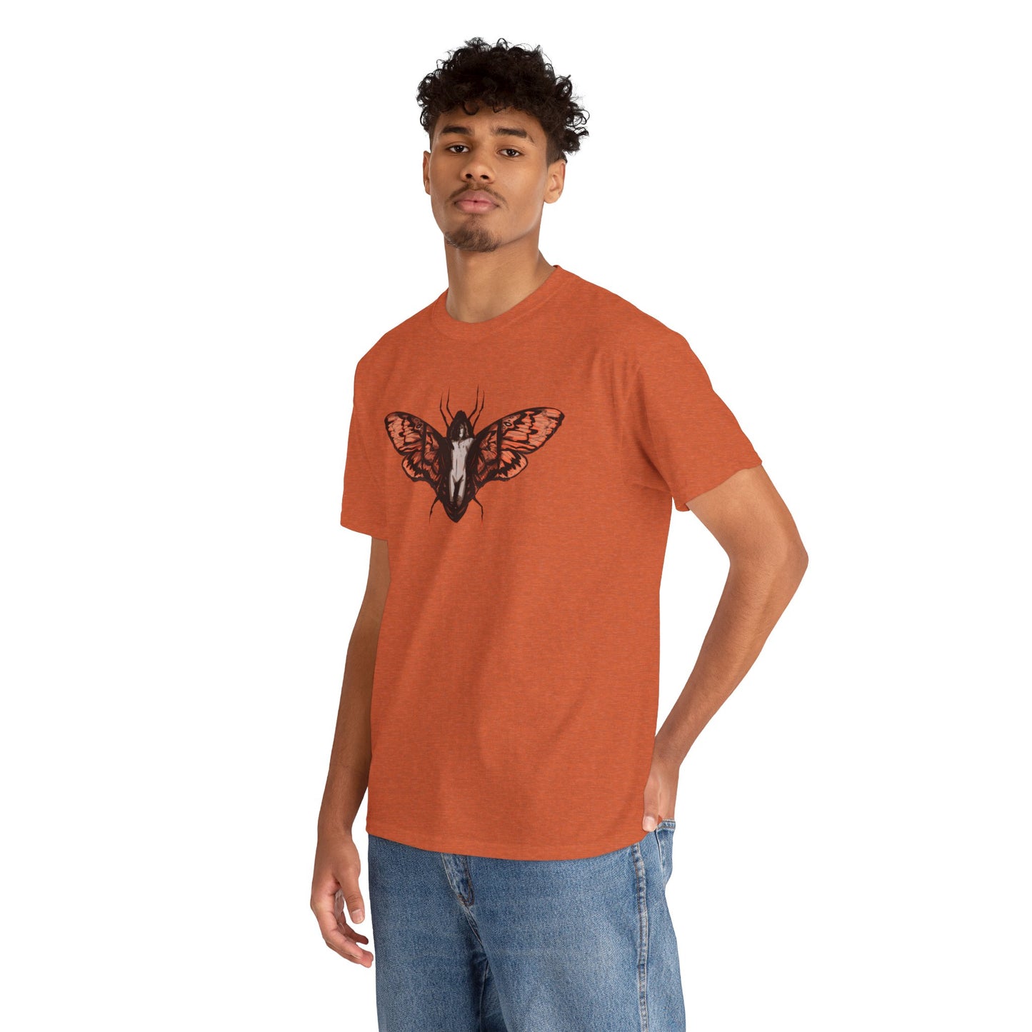 Death Moth Unisex Heavy Cotton Tee