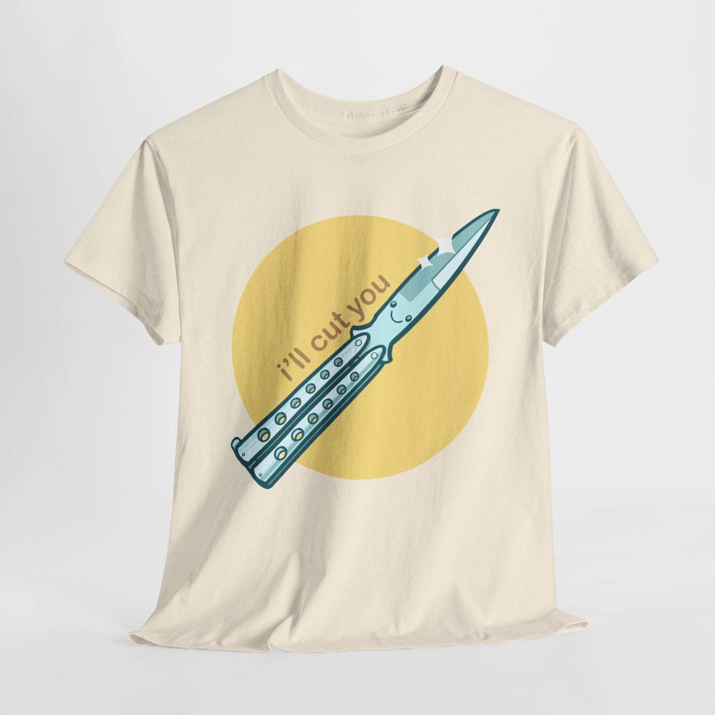 I'll Cut You Unisex Heavy Cotton Tee