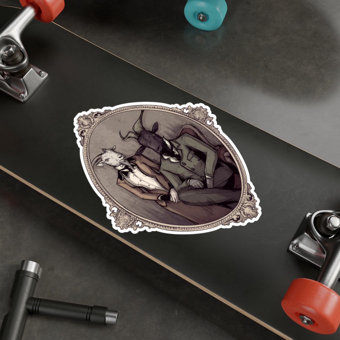 Victorian Horror Kiss-Cut Vinyl Decal