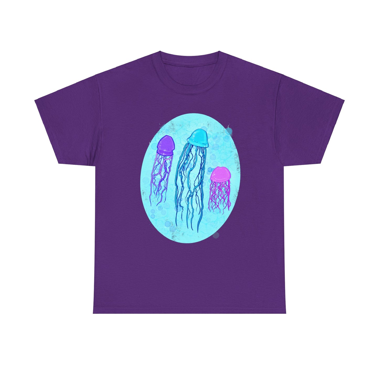 Jellyfish Varieties Unisex Heavy Cotton Tee