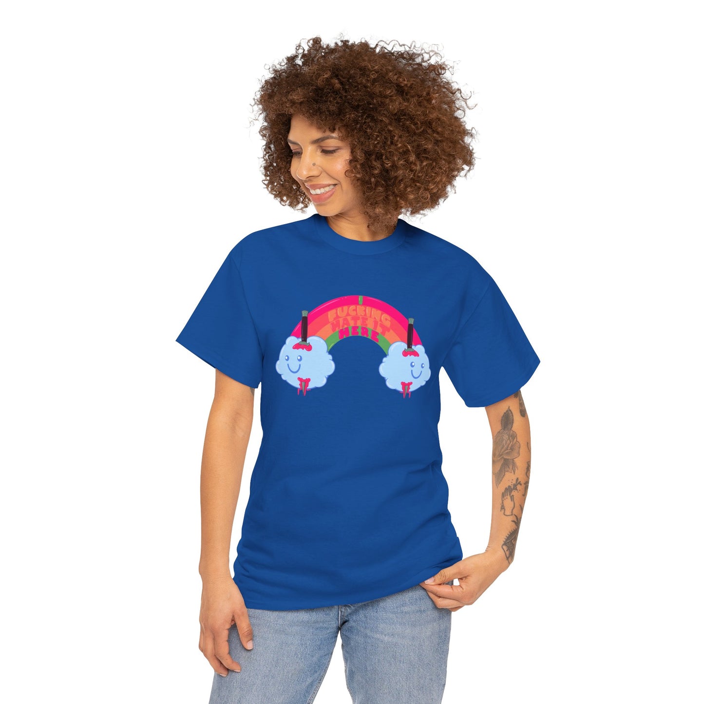 I Fucking Hate It Here Unisex Heavy Cotton Tee