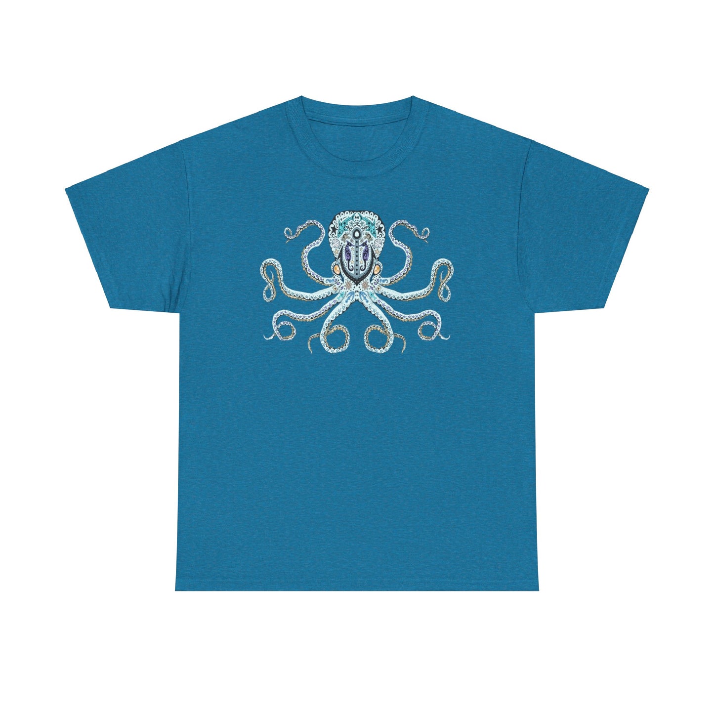 Octopus Sugar Skull Unisex Heavy Cotton Tee