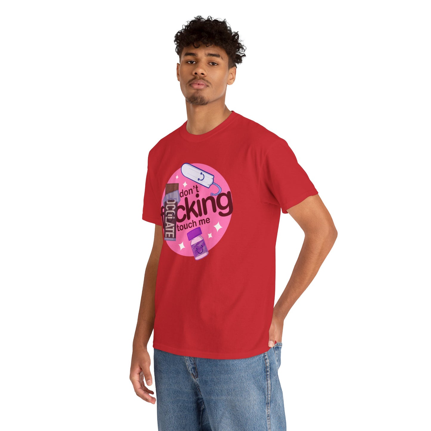 Don't Touch Me Unisex Heavy Cotton Tee
