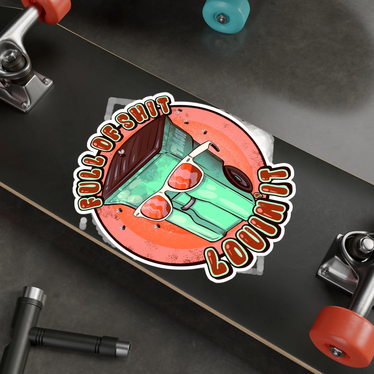 Full Of Shit Kiss-Cut Vinyl Decal