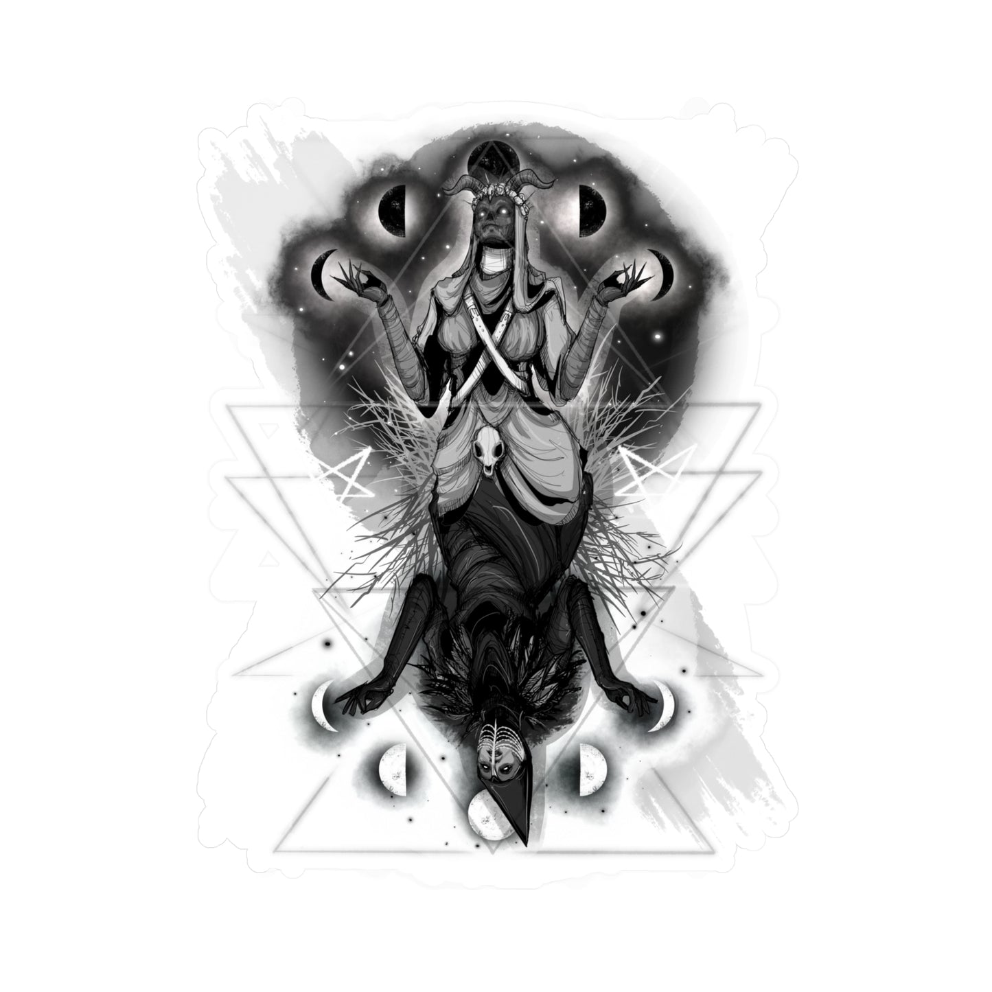 As Above So Below The Witches Kiss-Cut Vinyl Decal