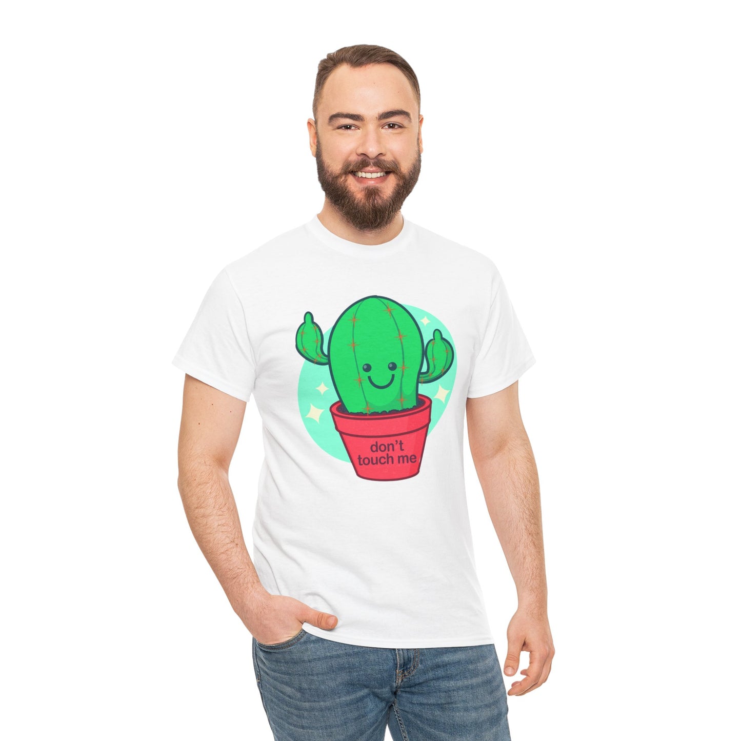 Don't Touch Me Unisex Heavy Cotton Tee