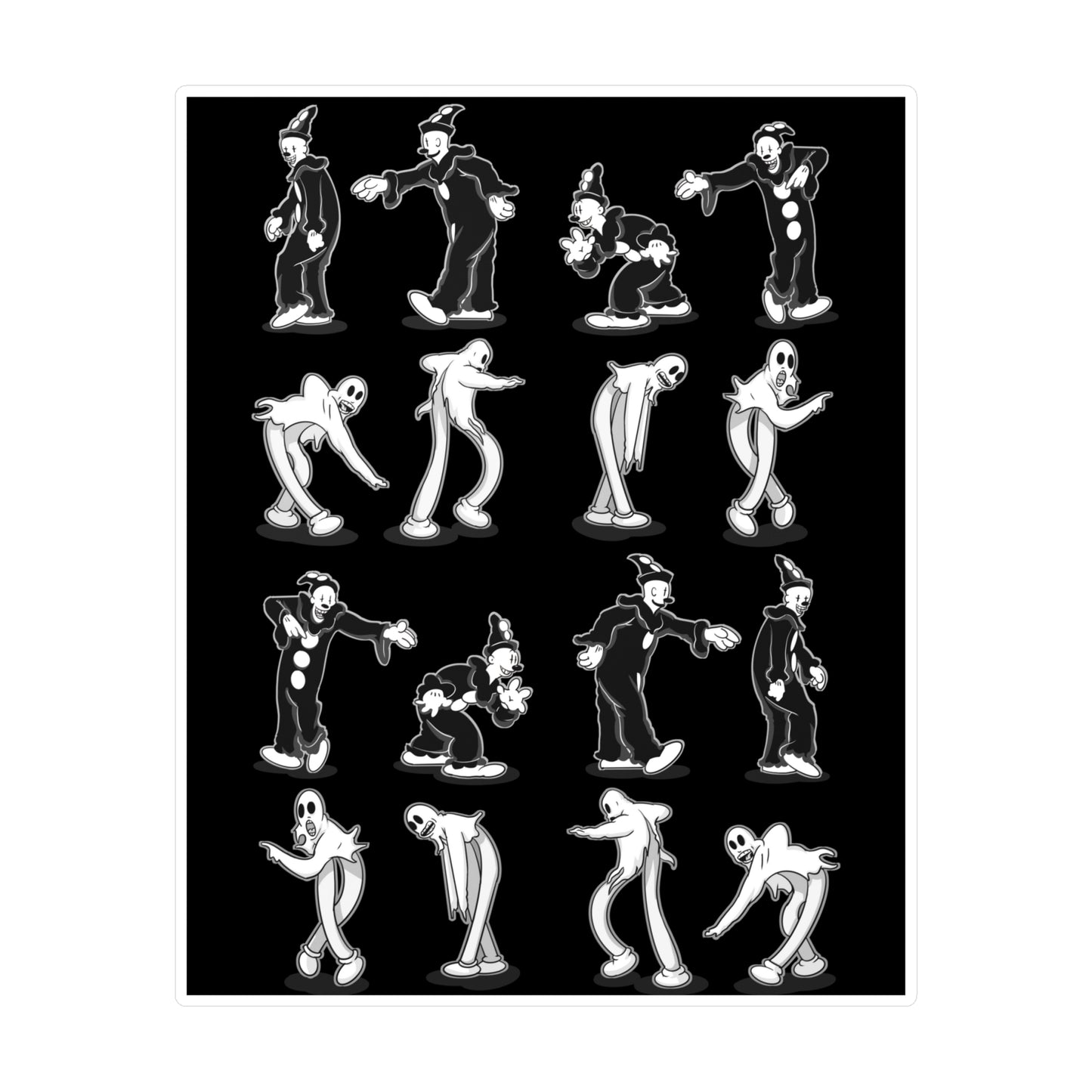 Spooky Two Step Kiss-Cut Vinyl Decal