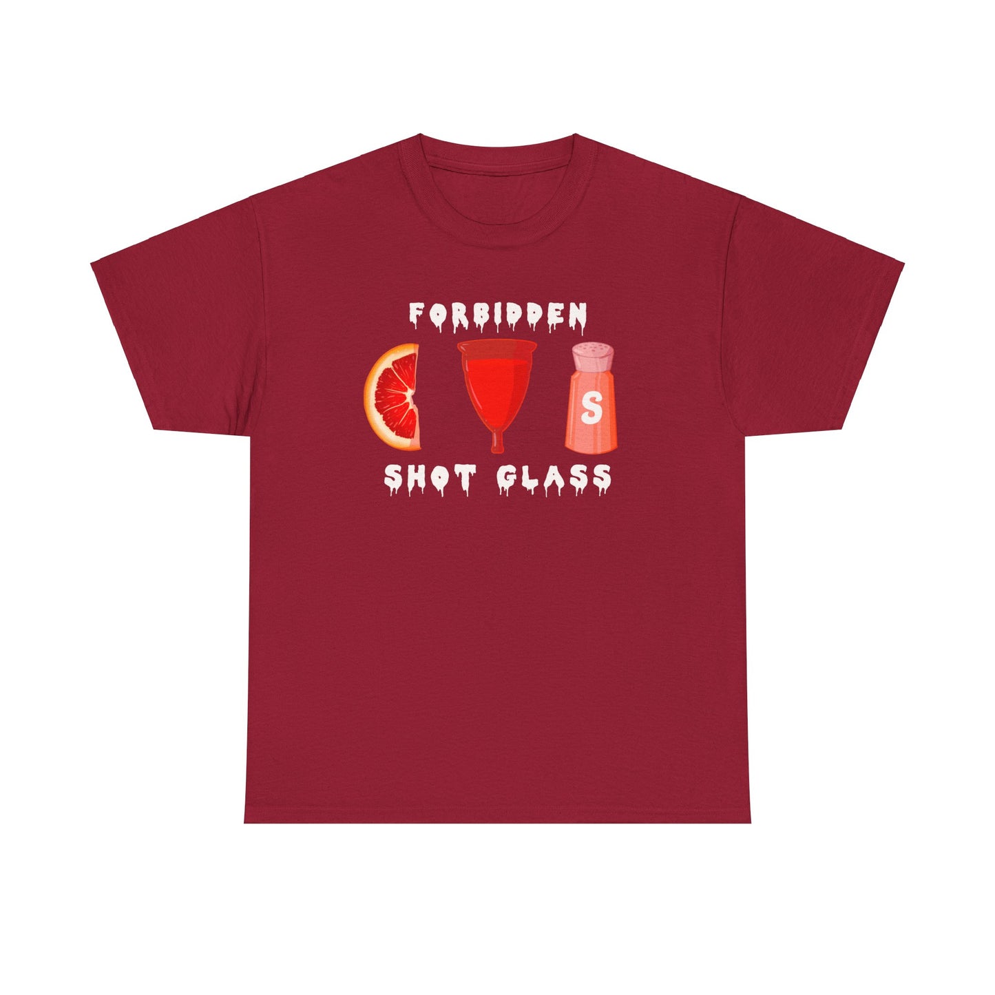 Forbidden Shot Glass Unisex Heavy Cotton Tee