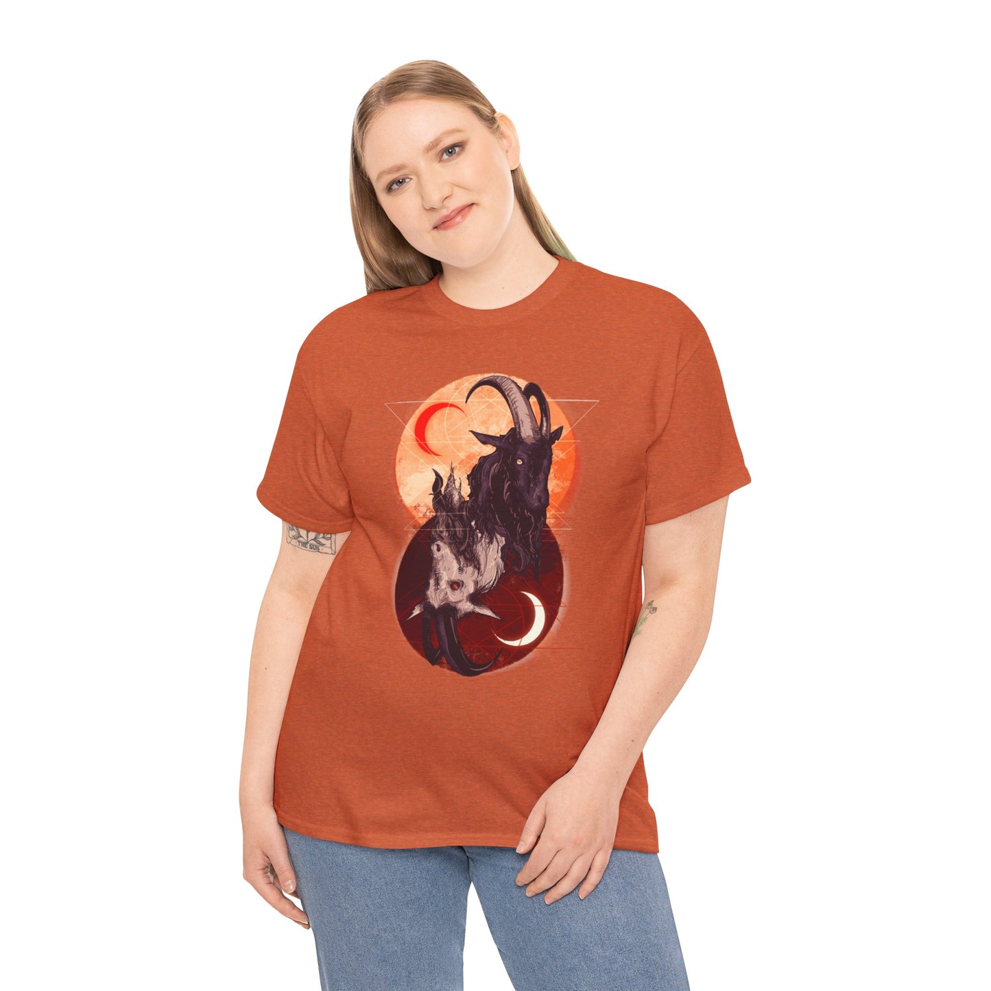As Above So Below V Unisex Heavy Cotton Tee
