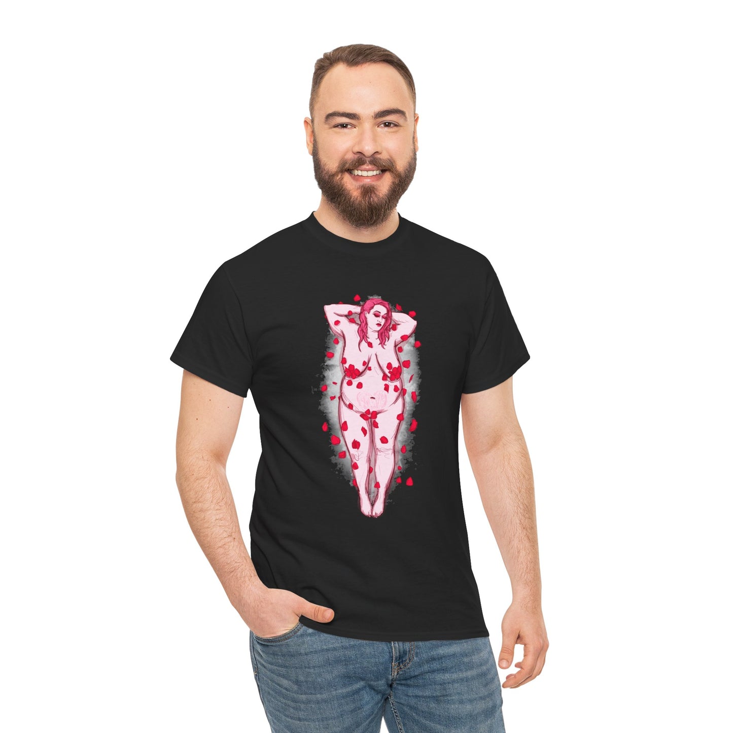 Stretch Heart Unisex Heavy Cotton Tee