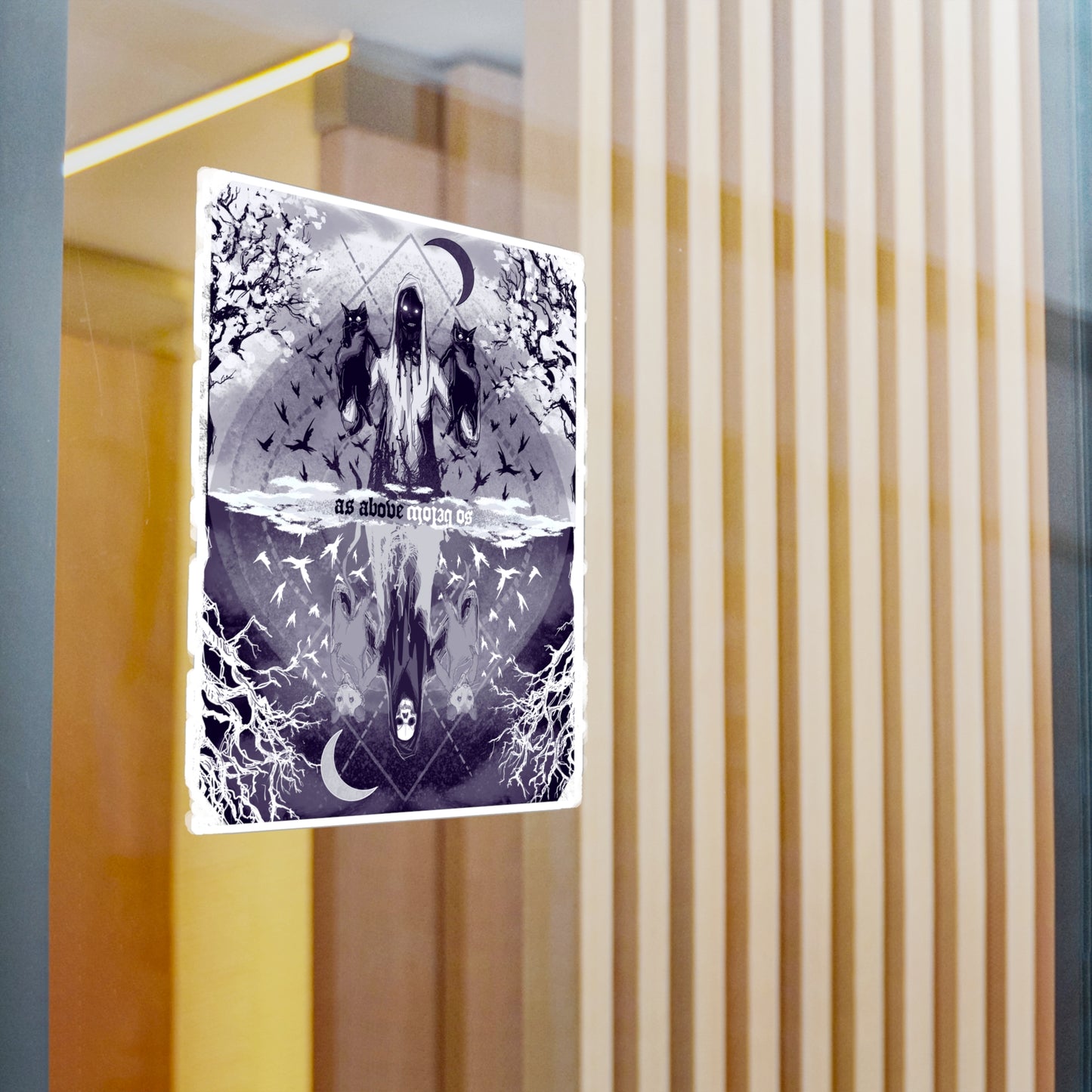 As Above So Below Kiss-Cut Vinyl Decal