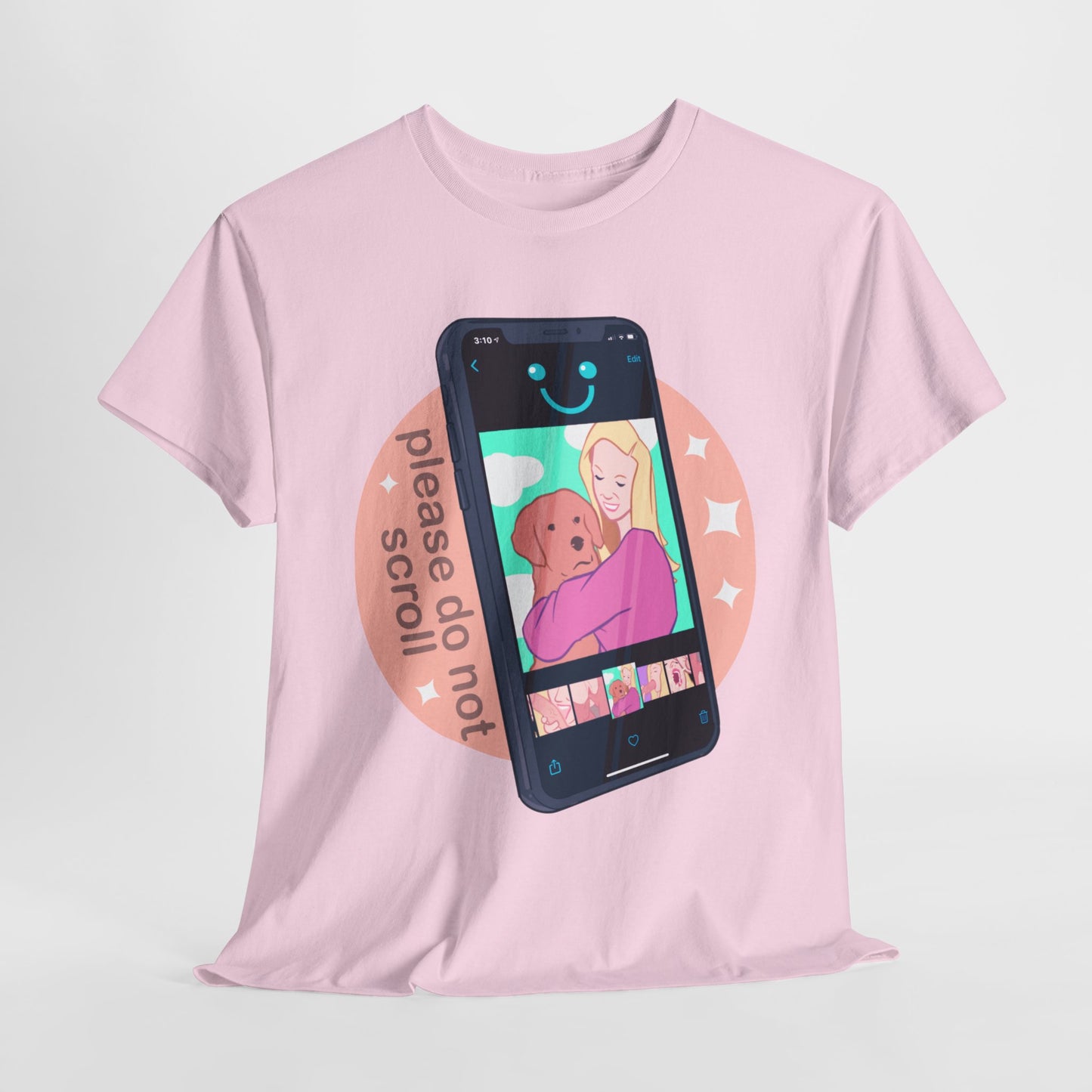 Don't Scroll Unisex Heavy Cotton Tee