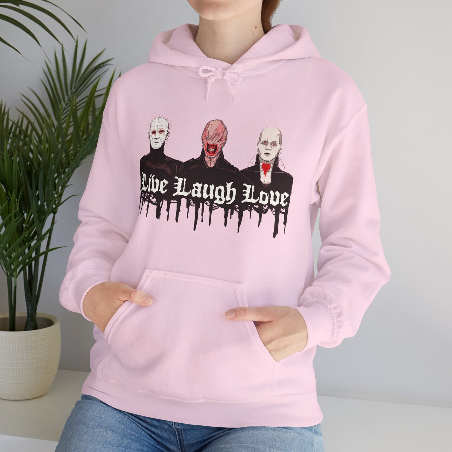 Live Laugh Suffer Unisex Heavy Blend Hooded Sweatshirt