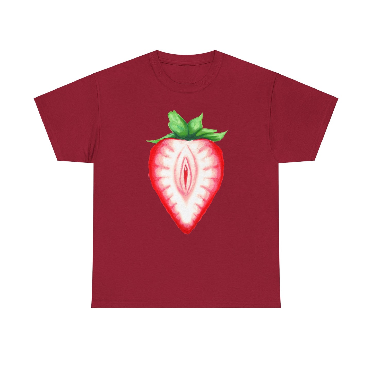 Juicy Strawberry Unisex Heavy Cotton Tee