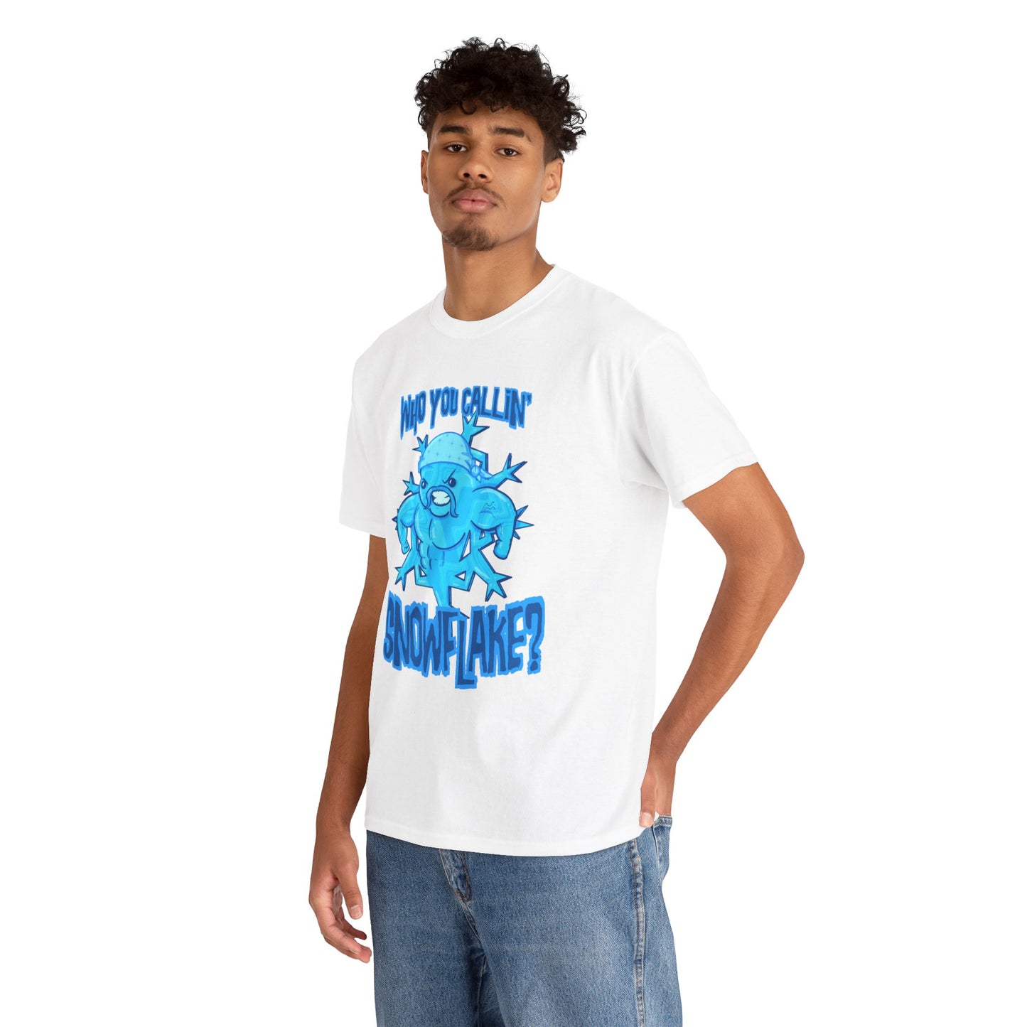 Tough Snowflake Unisex Heavy Cotton Tee