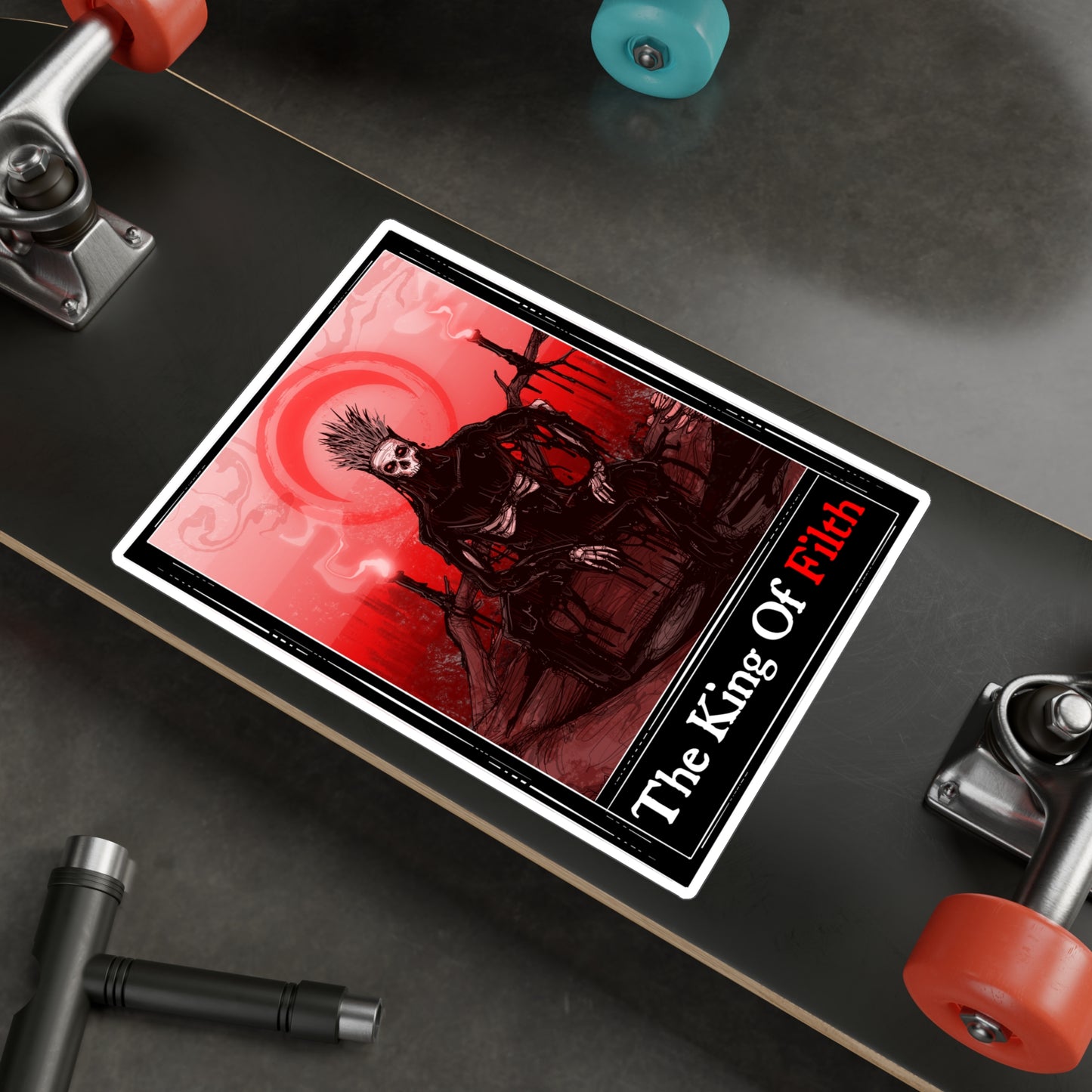 The King Of Filth Tarot Kiss-Cut Vinyl Decal