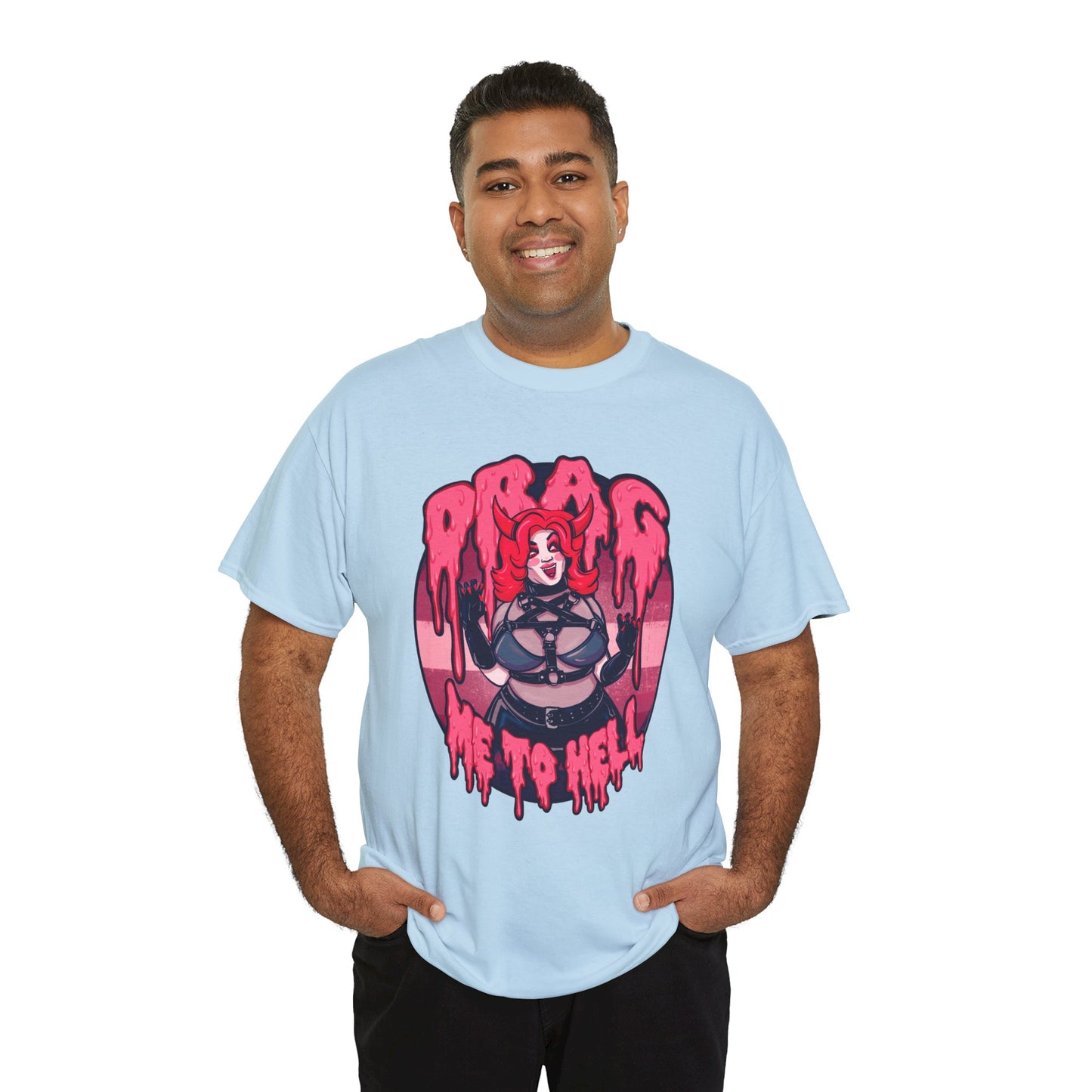 Drag Me To Hell Unisex Heavy Cotton Tee