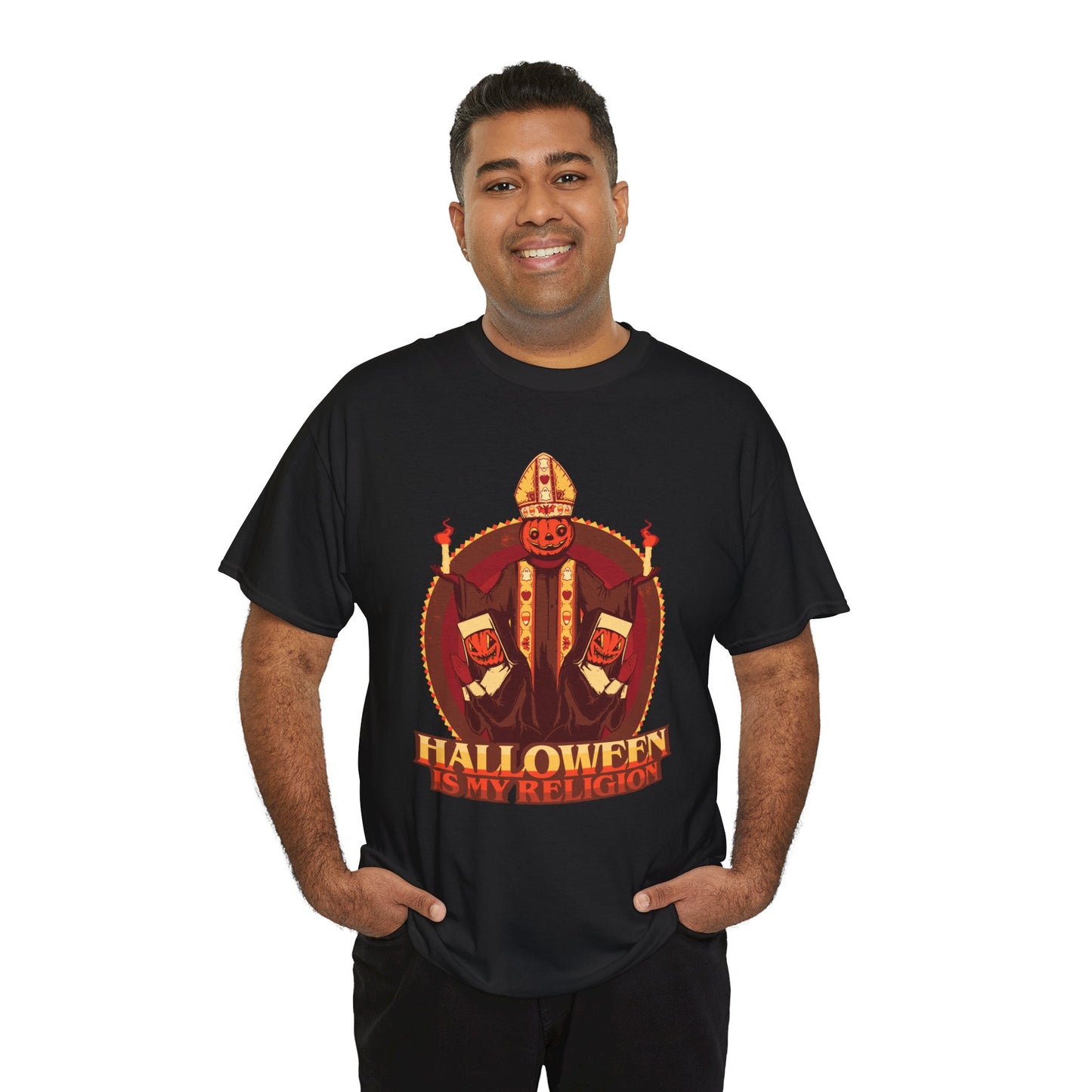 Halloween Is My Religion Unisex Heavy Cotton Tee