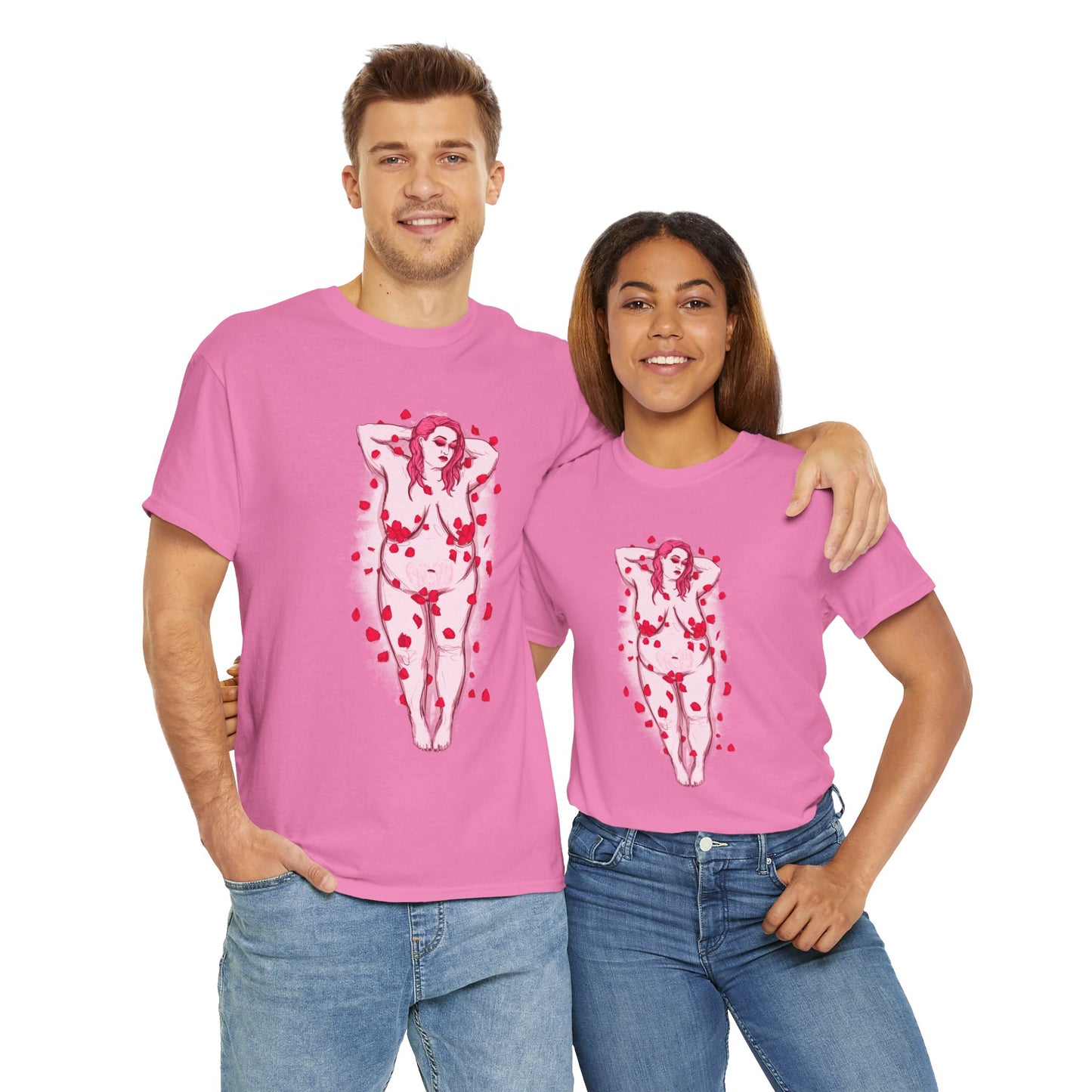 Stretch Heart Unisex Heavy Cotton Tee